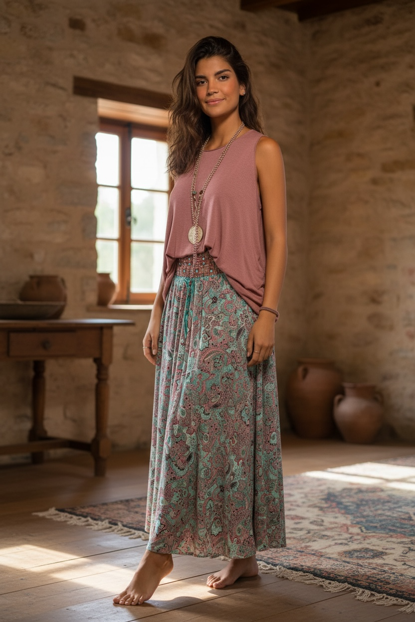 Falda pantalón "India Shakra"
