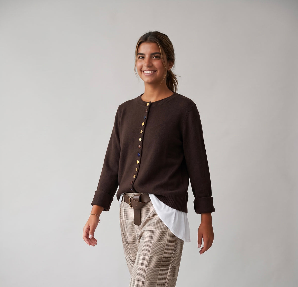 Chaqueta "Carezza" chocolate