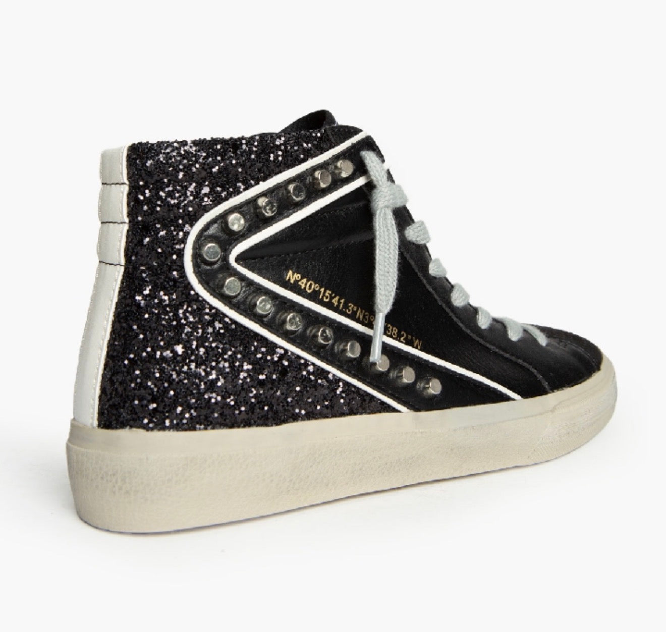 Botitas "Morgan Glitter" negro