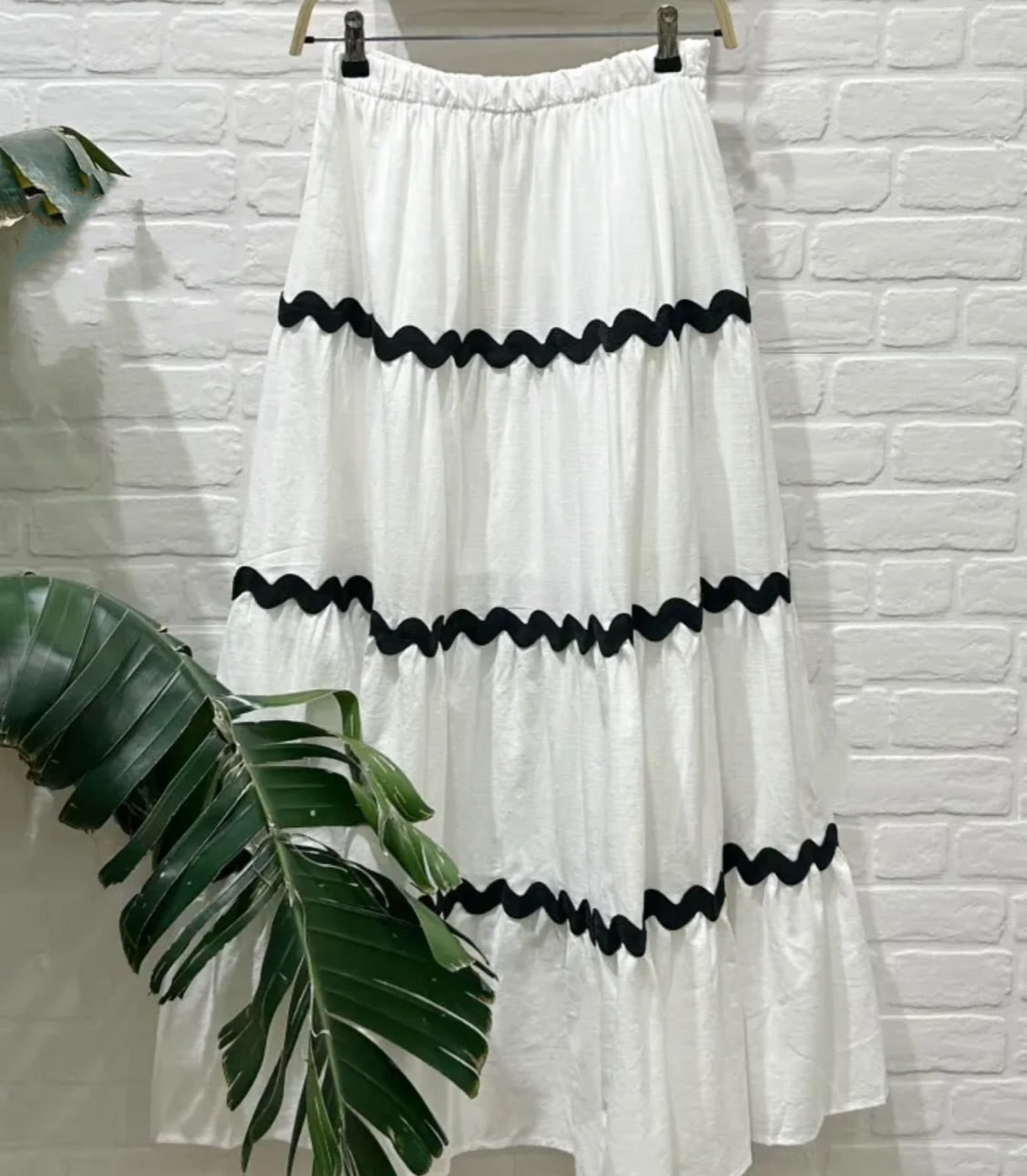 Falda "Aimée" blanco