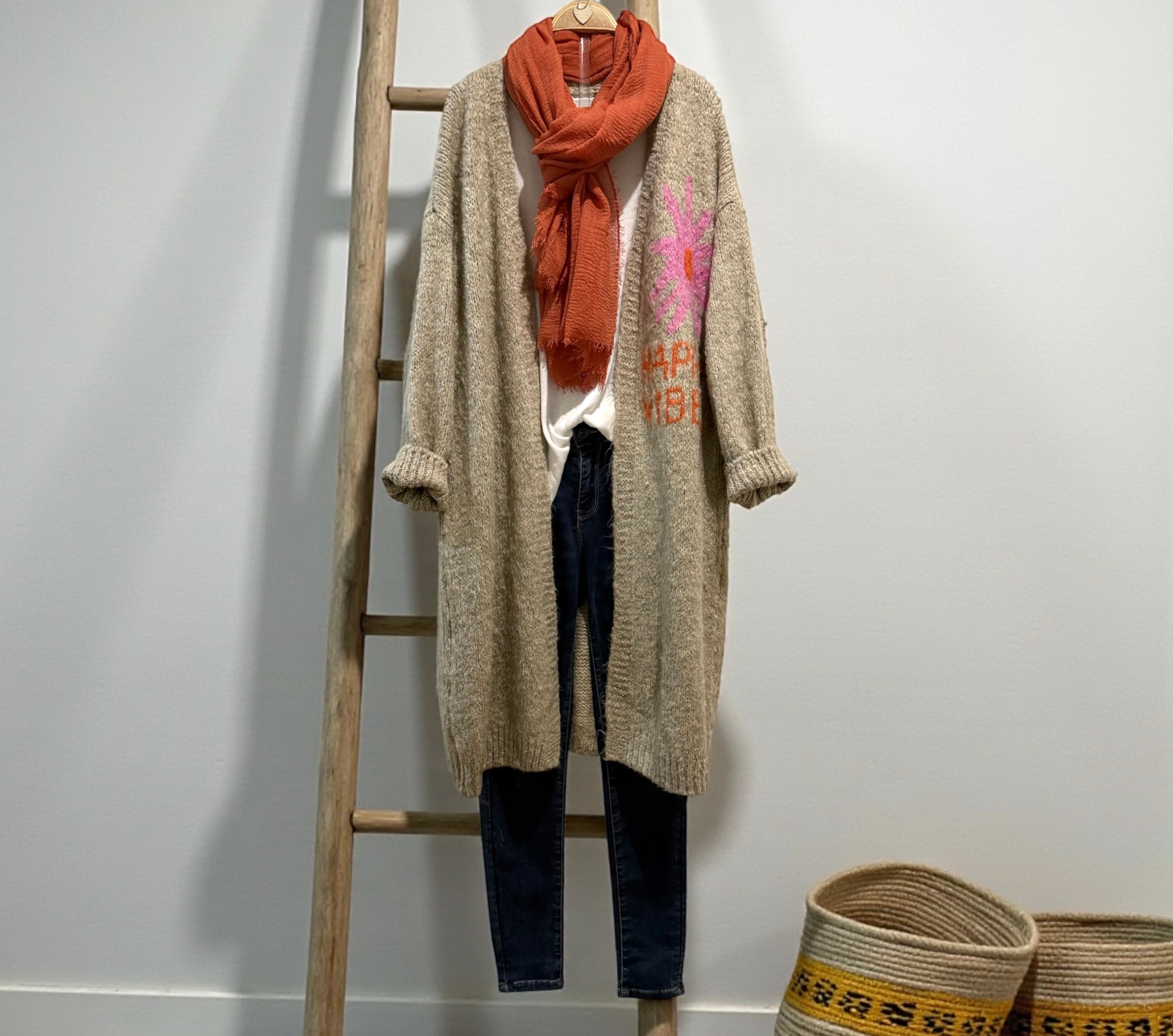 Cárdigan "Happy Vives"