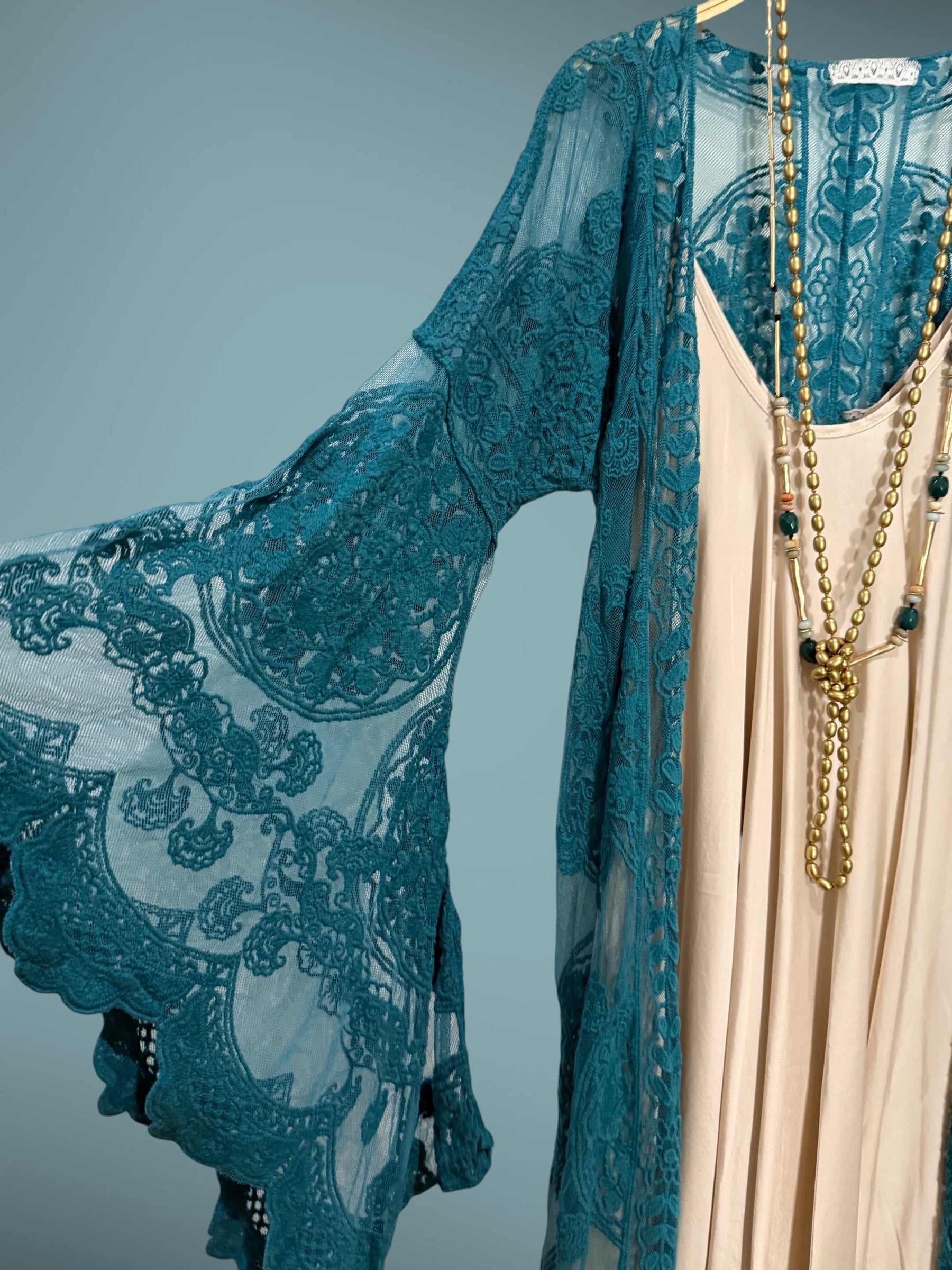 Kaftan "Love Story"azul bondi