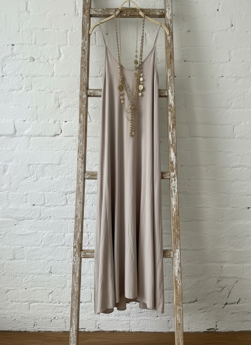 Vestido "Romina" topo