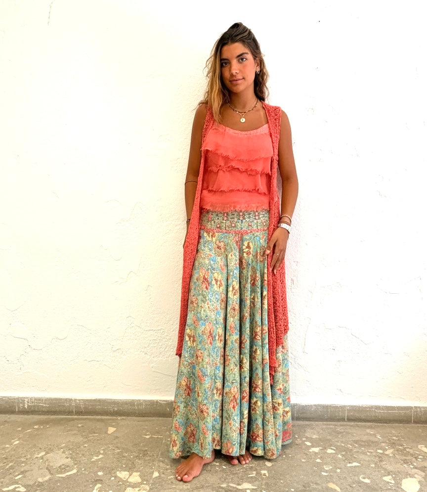 Chaleco "Serena" coral