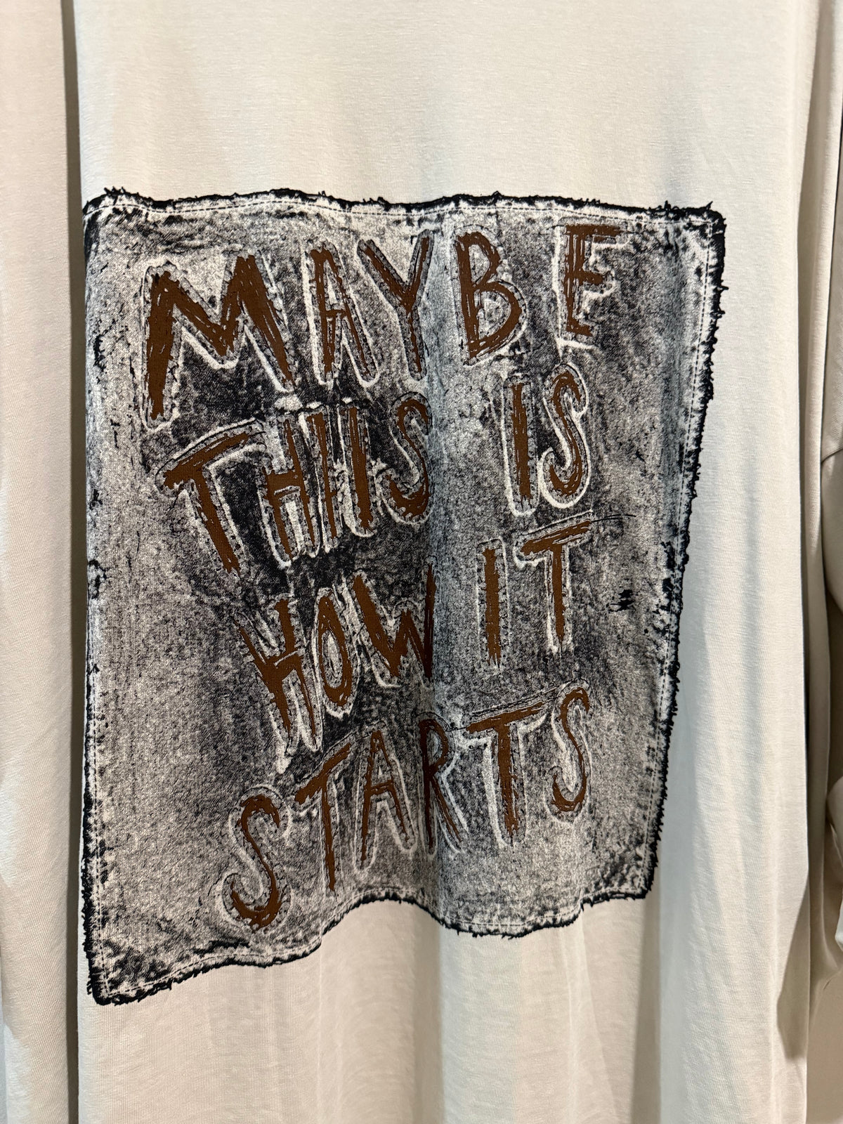 Camiseta "Over Maybe"