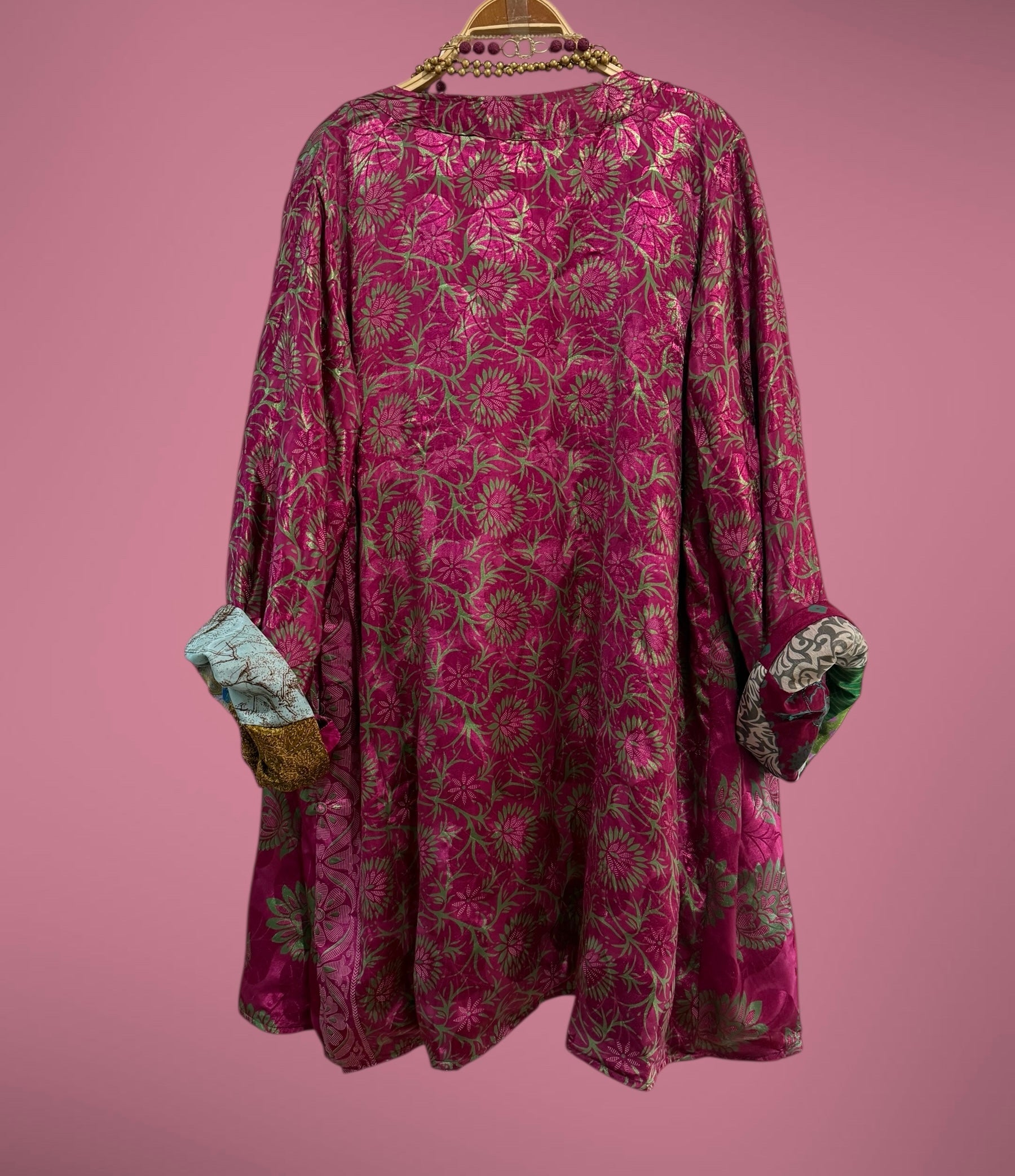 Kimono "Shalimar Patchwork y Buganvilla"