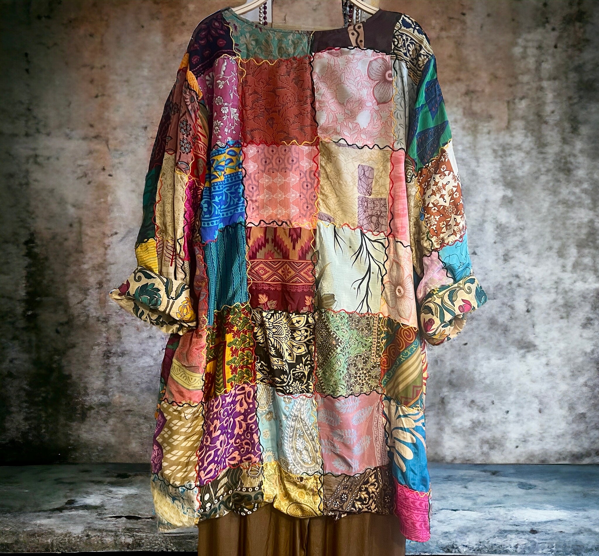 Kimono "Shalimar Lotos Patchwork"