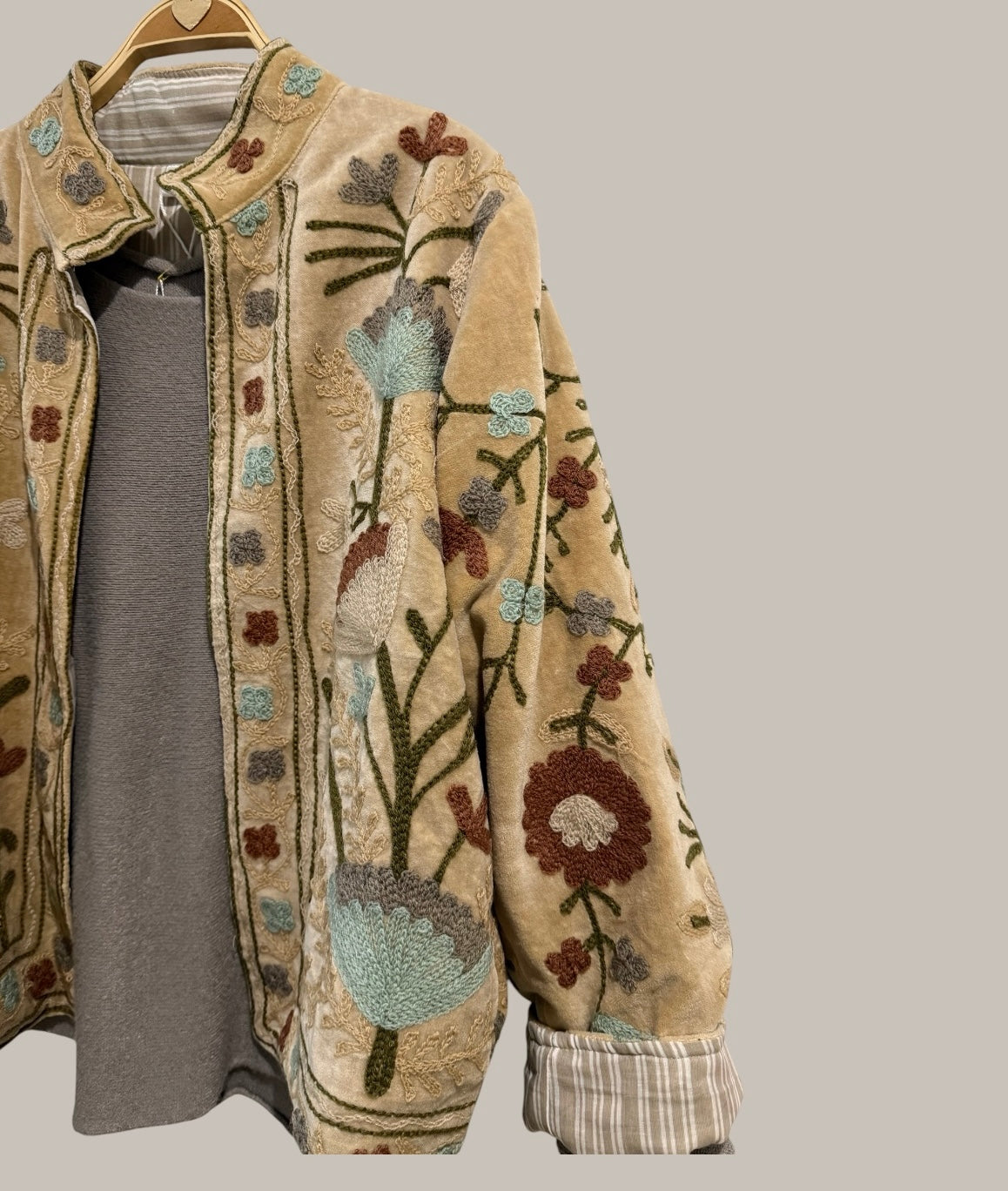 Chaqueta "India" caramelo