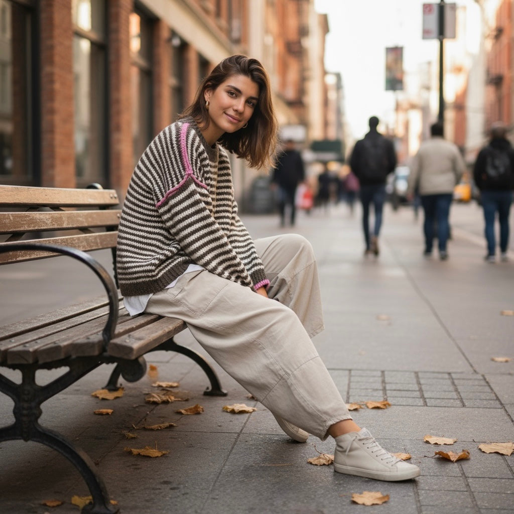 Pantalón "Dana Slouchy" arena