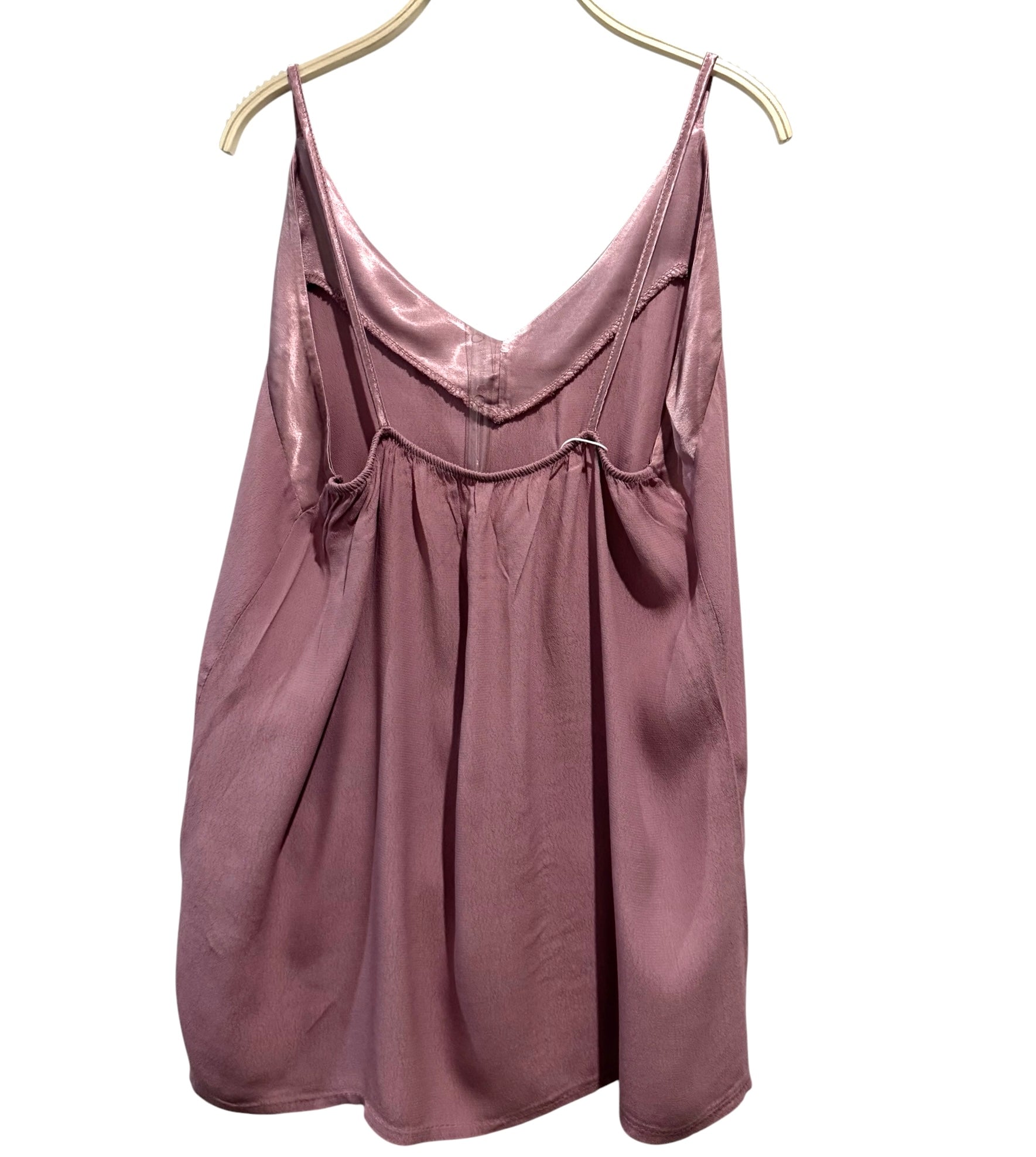 Top "Zania" rosa crep