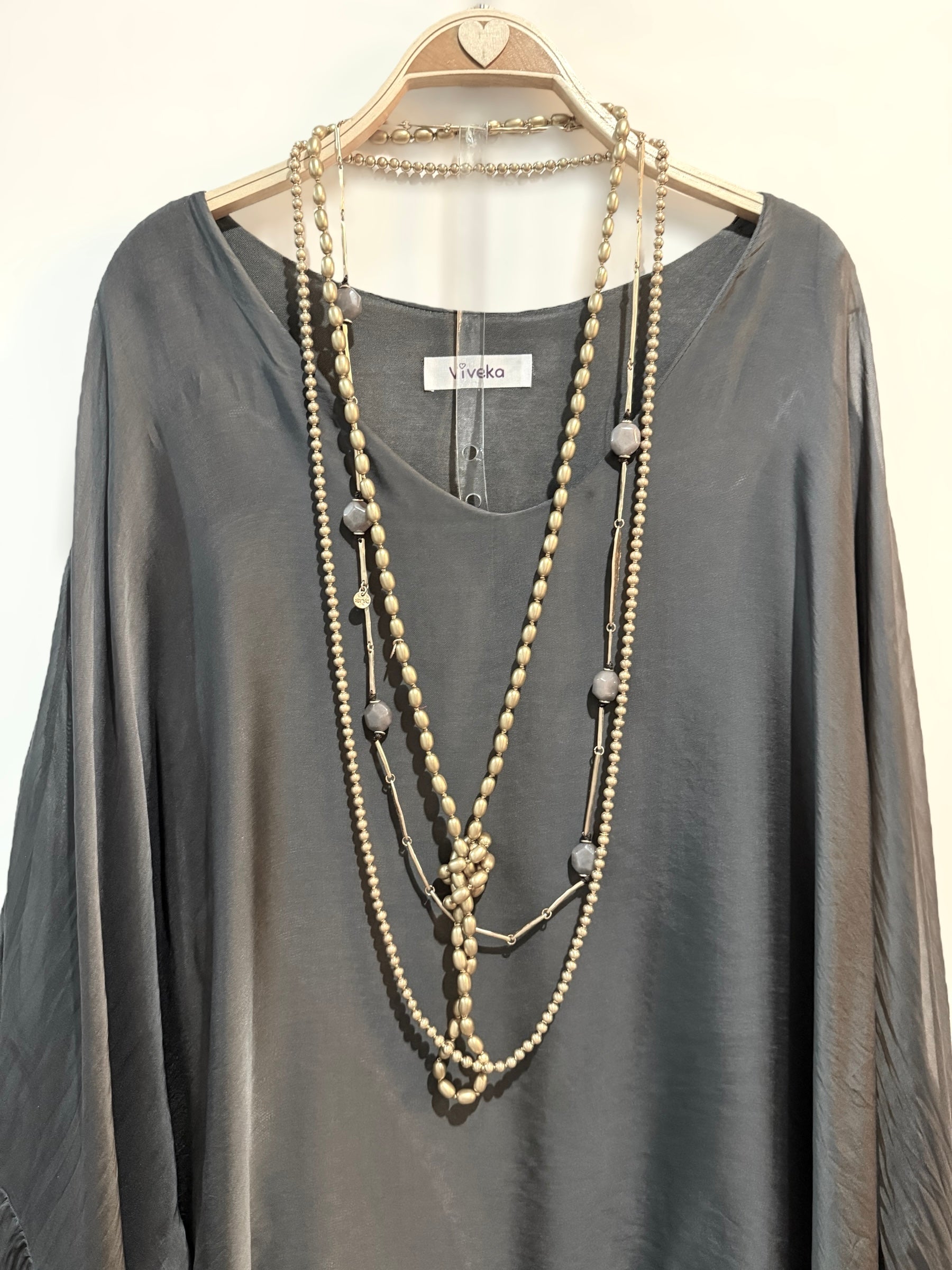 Blusa "Anna" gris
