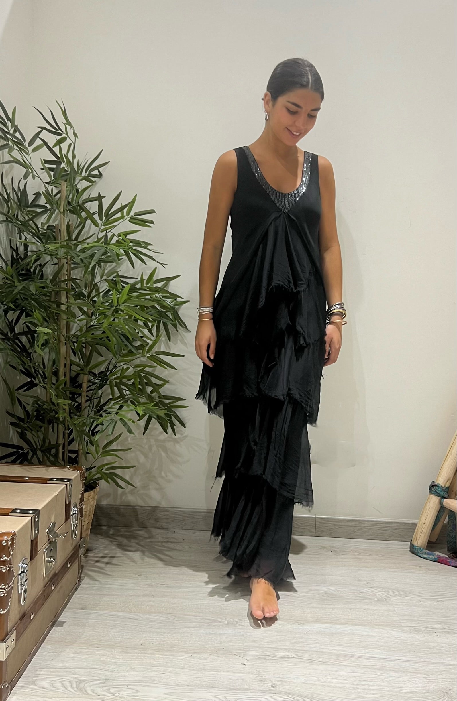 Vestido "Granada" negro