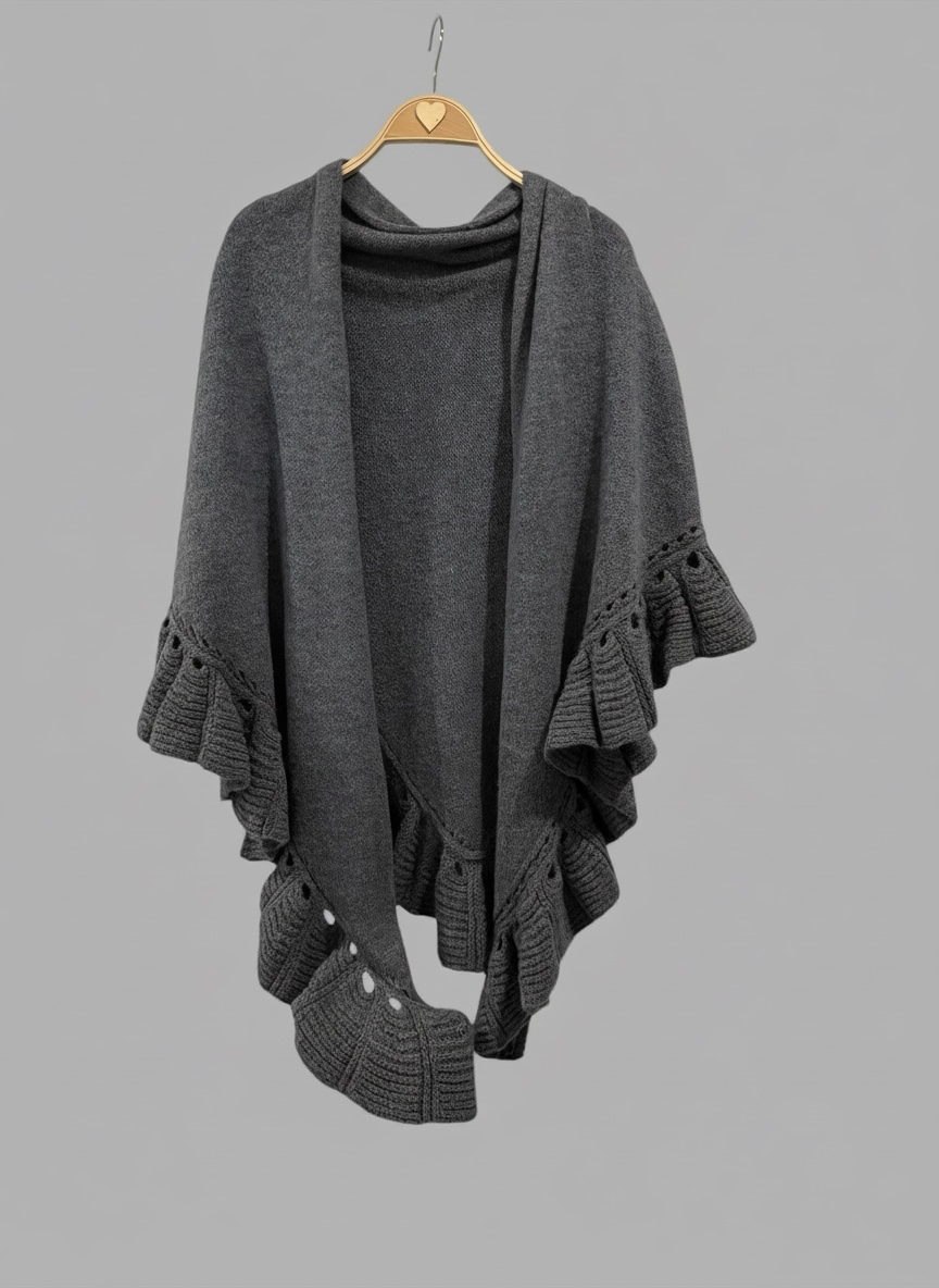 Chal "Volante" gris