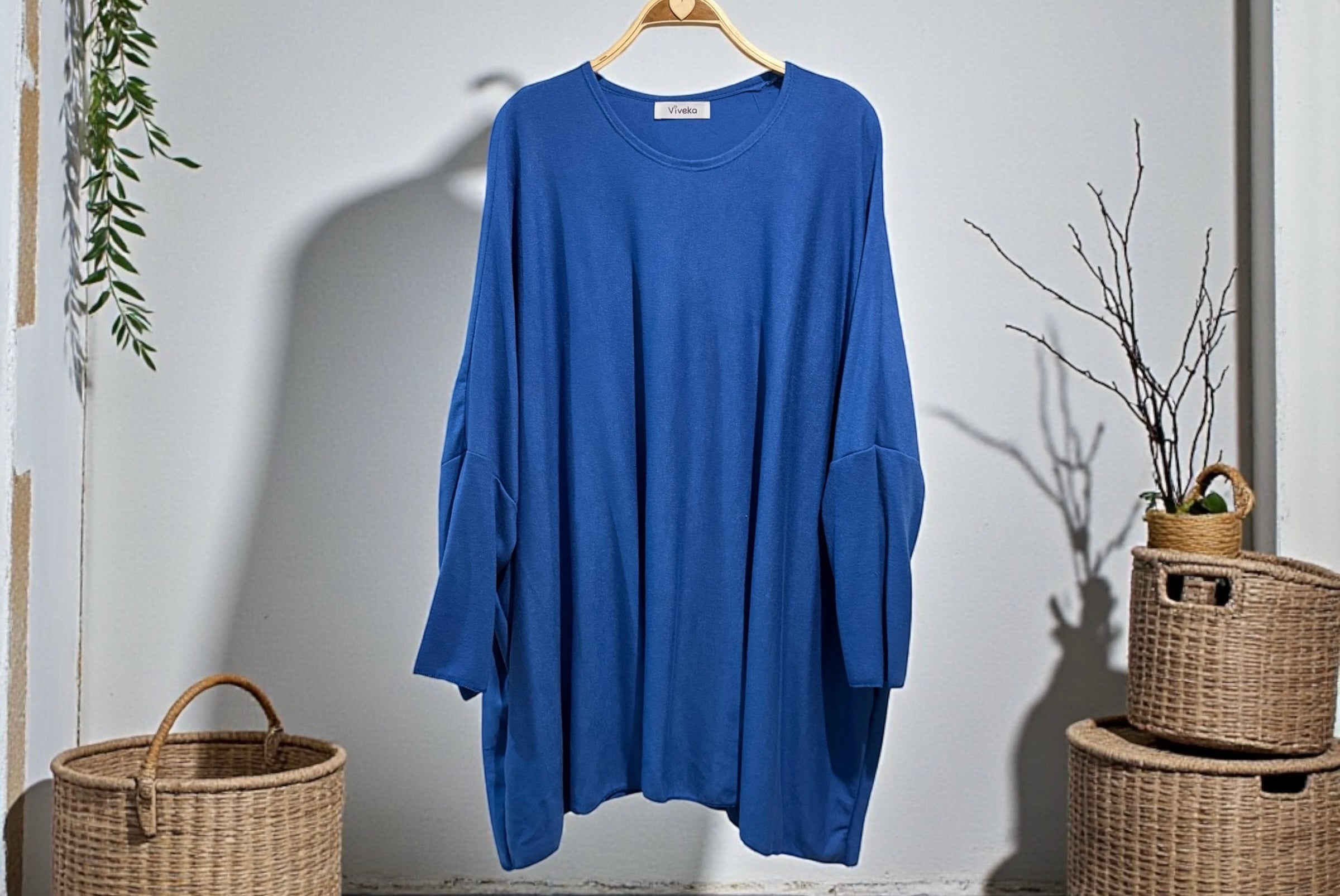 Jersey "Over Must Sum" light klein