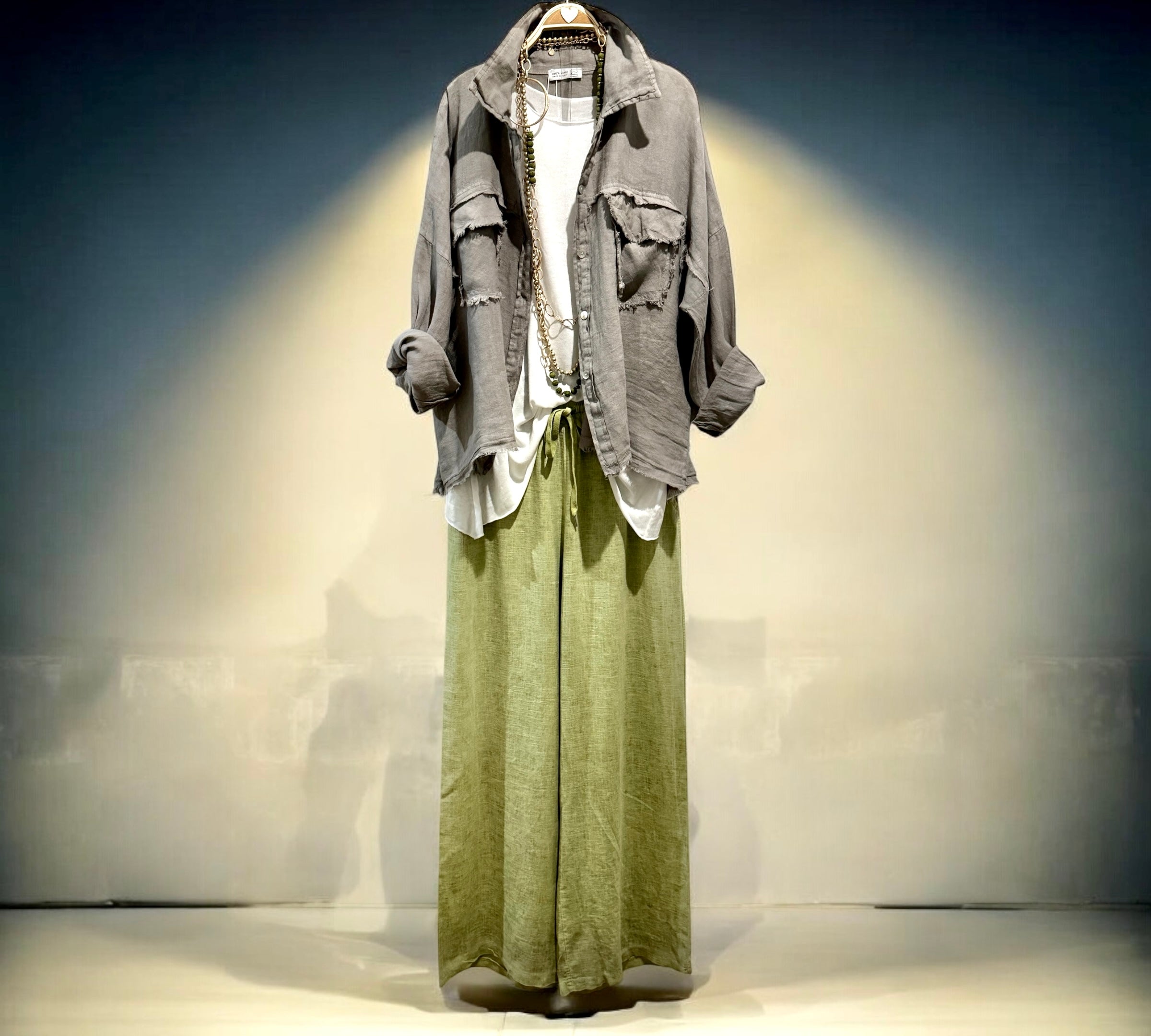 Pantalón "Capri" pistacho