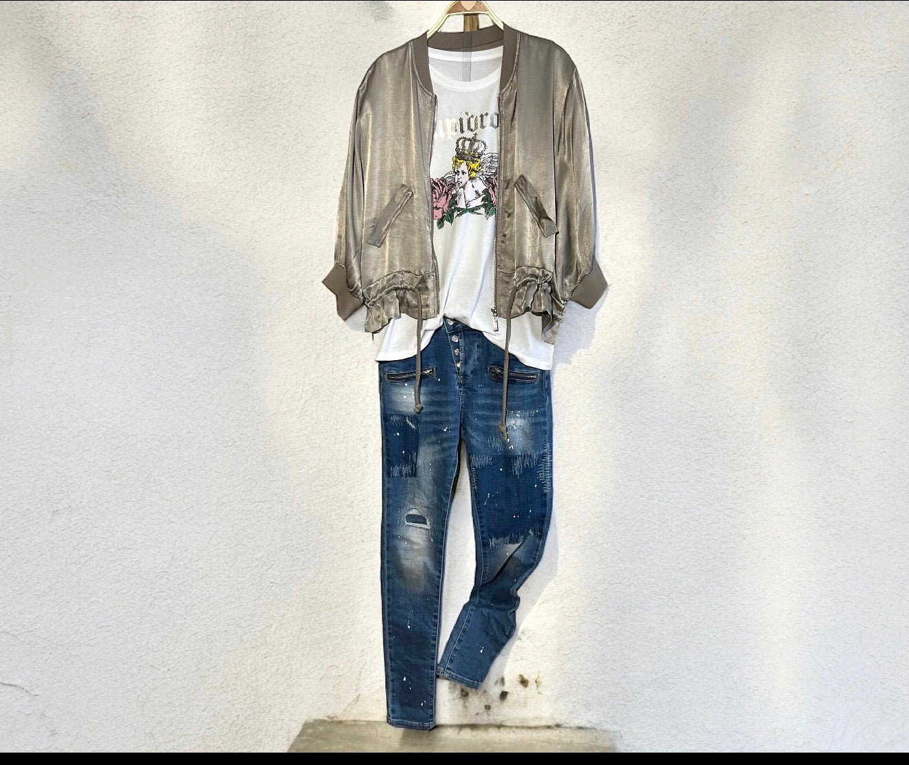 Beisbolera "Positano" plomo