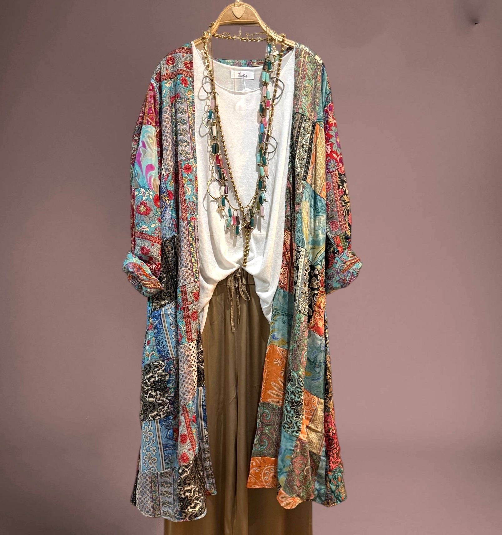 Kimono "Shira Turquoise"