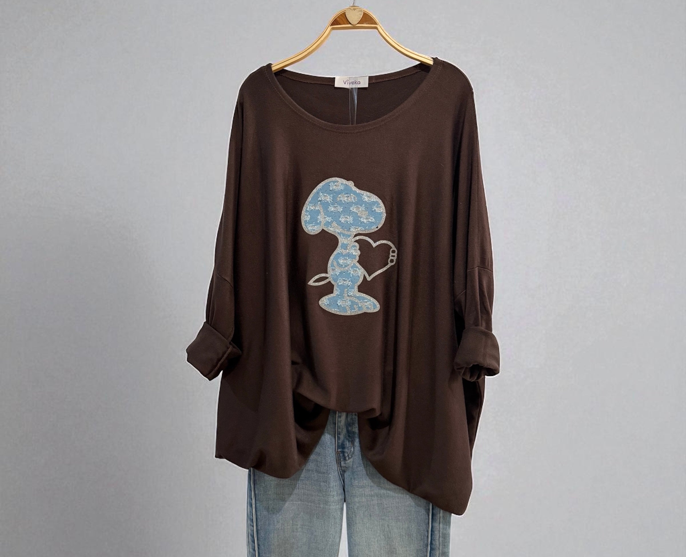 Jersey "Over Must Love" chocolate