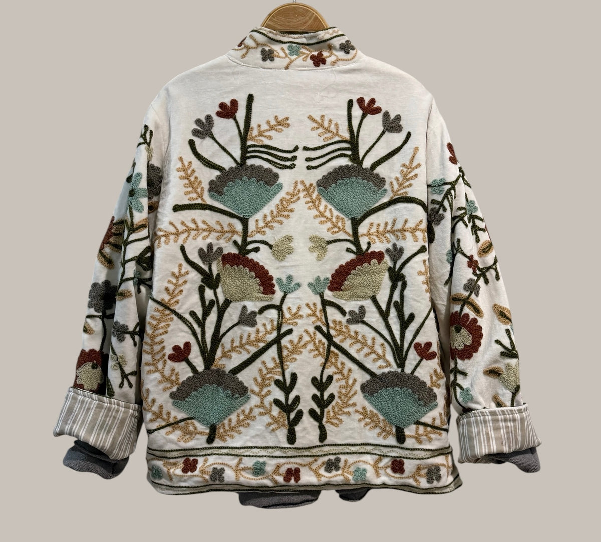 Chaqueta "India" hielo y ágata