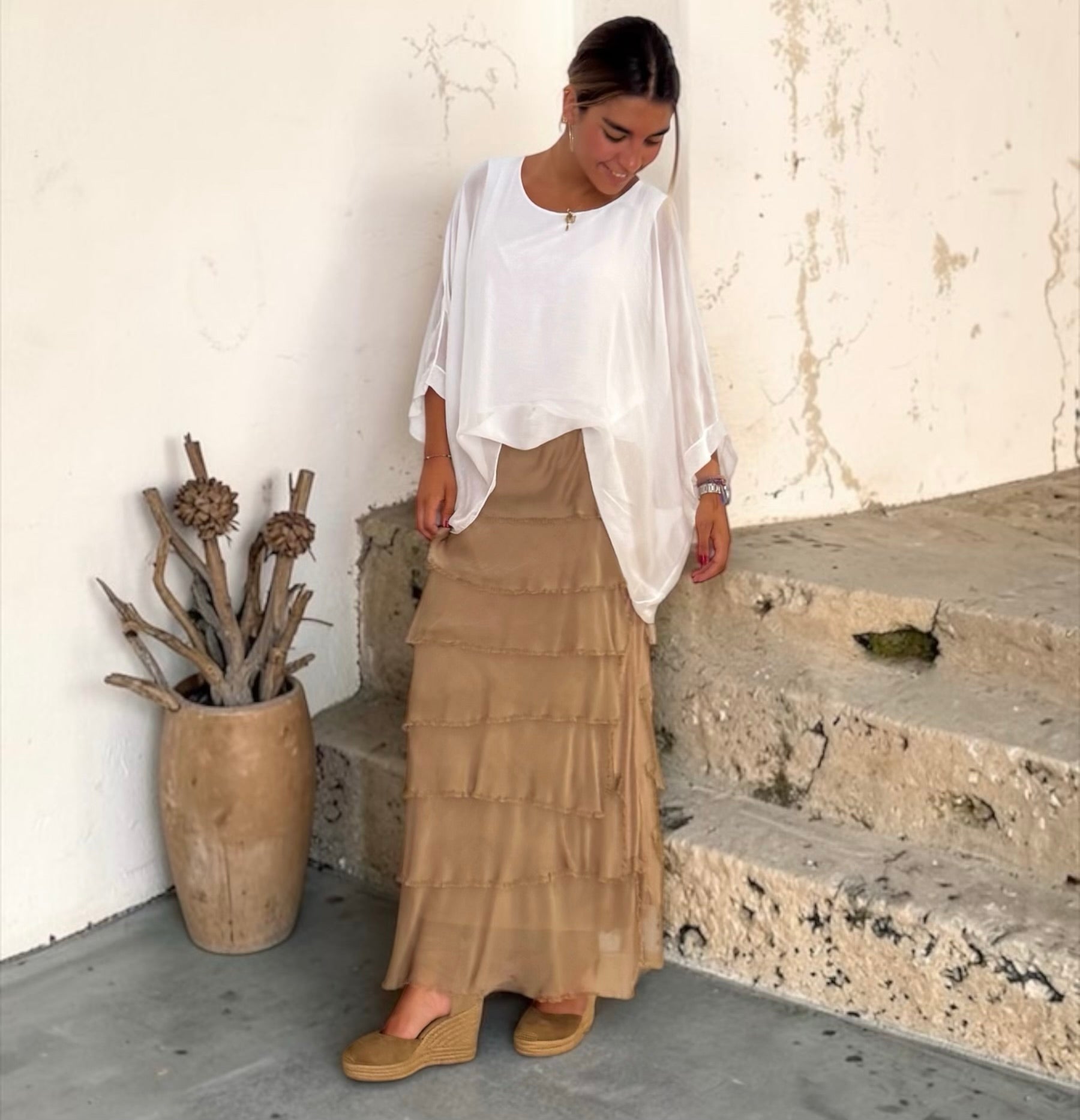Blusa "Julieta" blanco