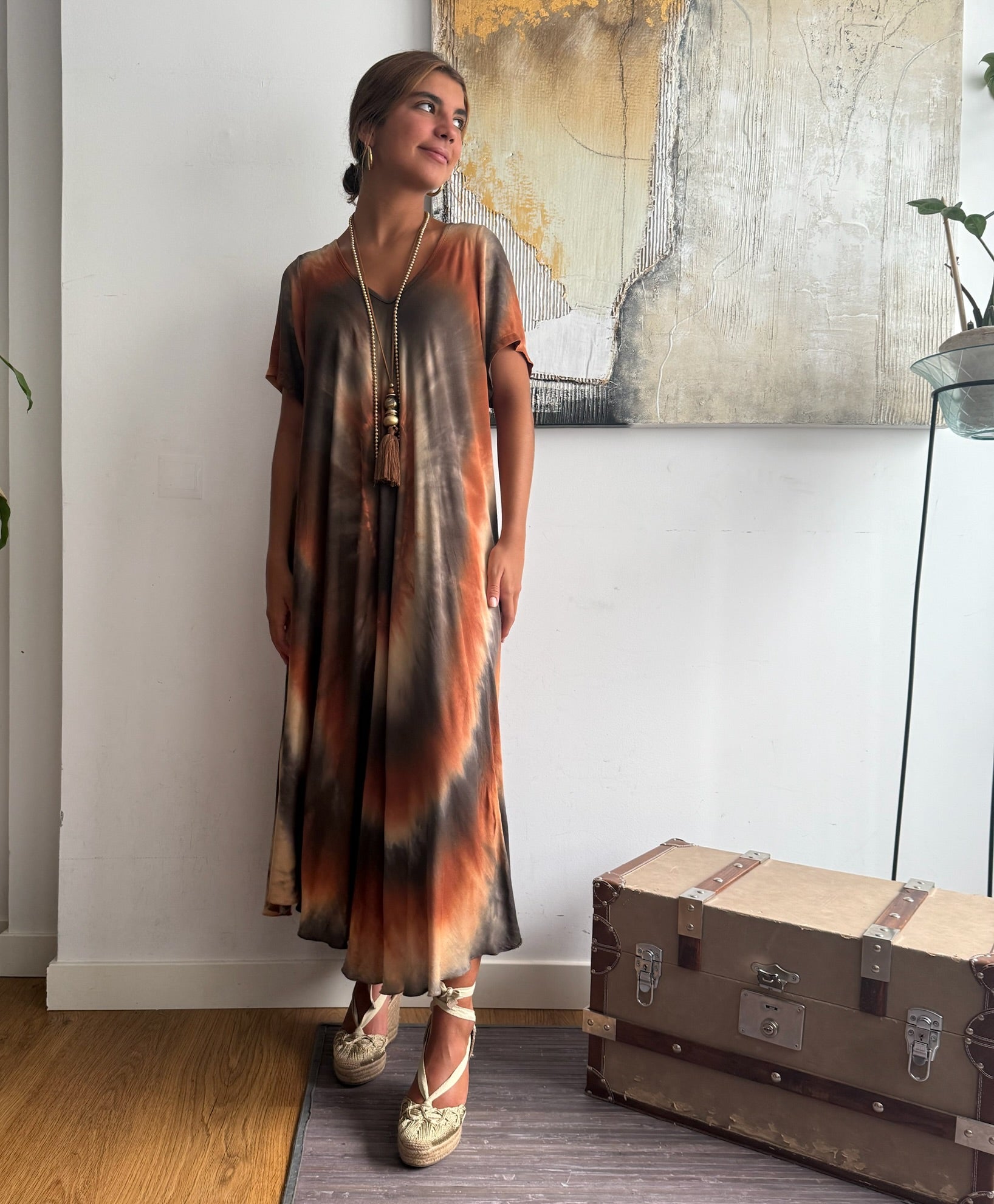 Vestido "Jasmine" tierras