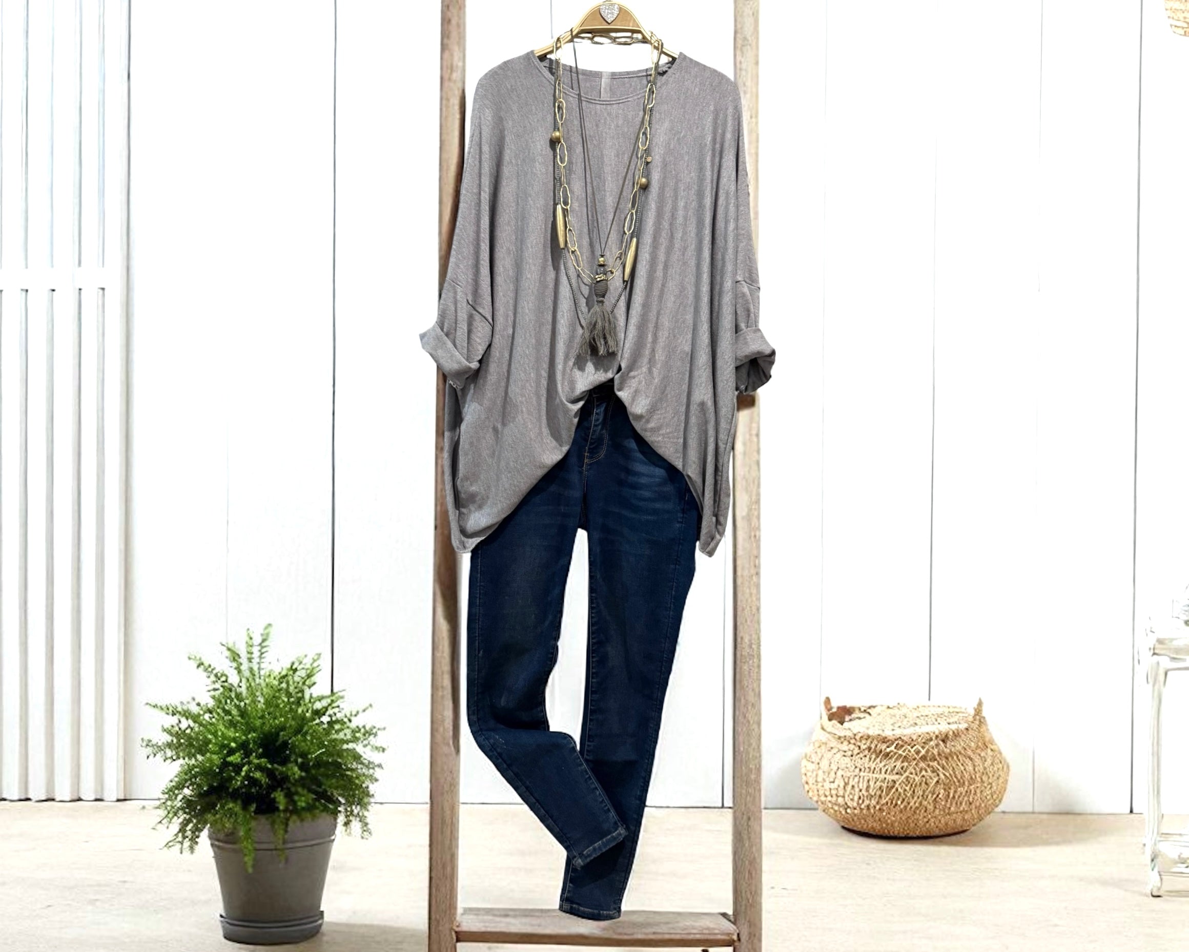 Jersey "Over Sempre" gris