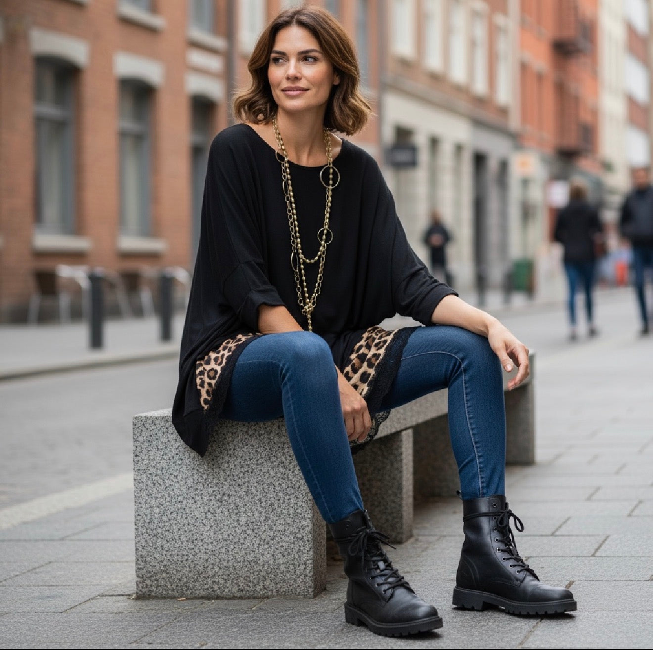Jersey "Over Plus" negro