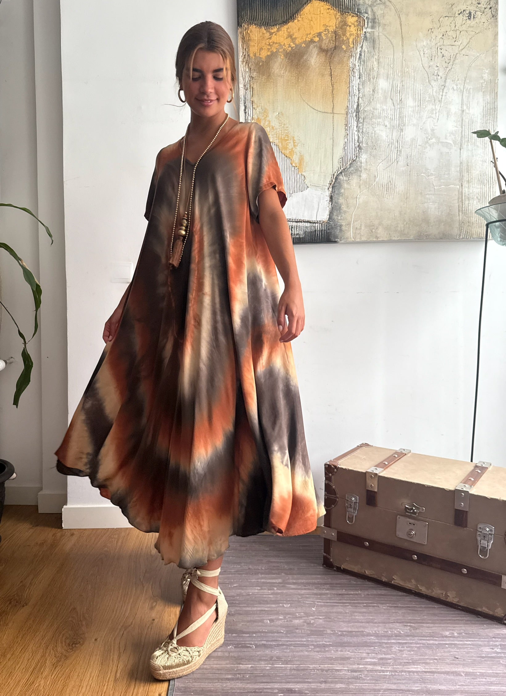 Vestido "Jasmine" tierras