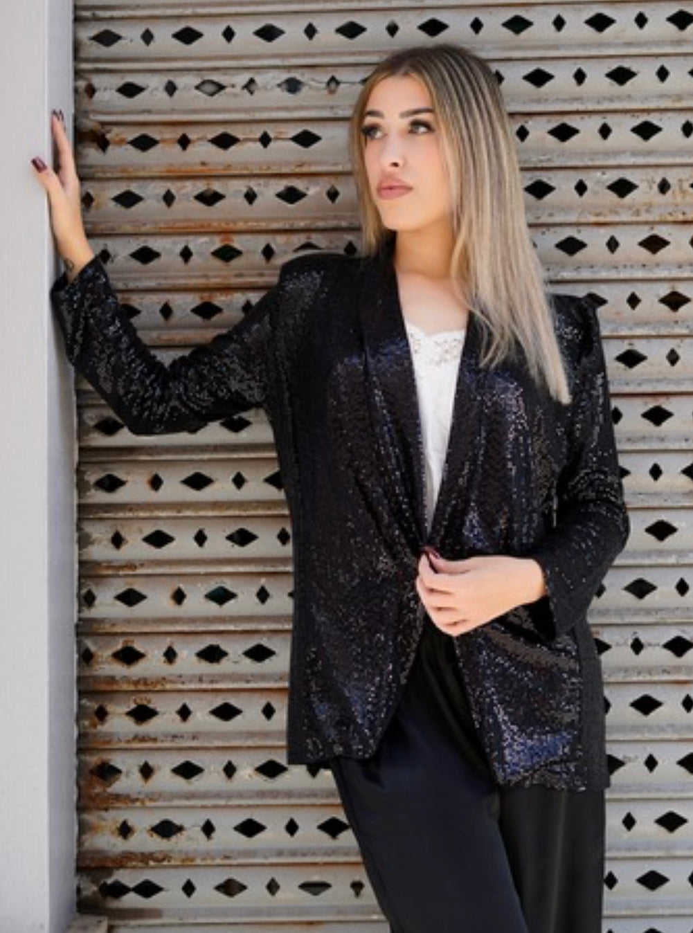 Blazer "Veneris" negro
