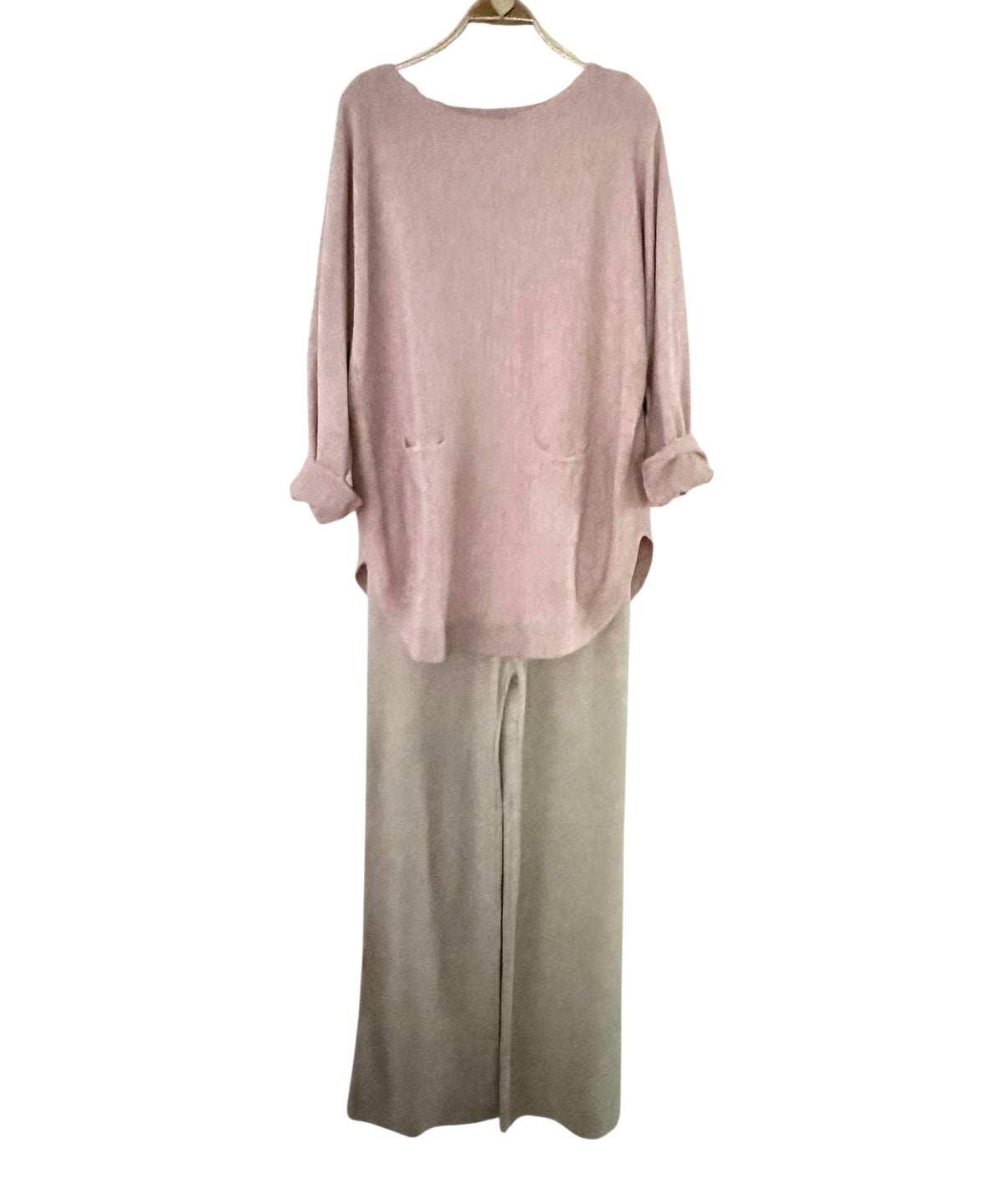 Jersey "Básico Redondeado" rosa