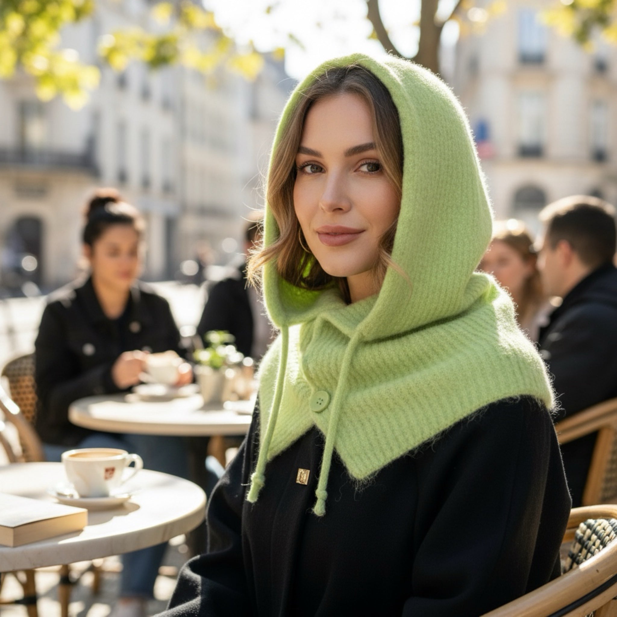 Balaclava "Diletta" pistacho