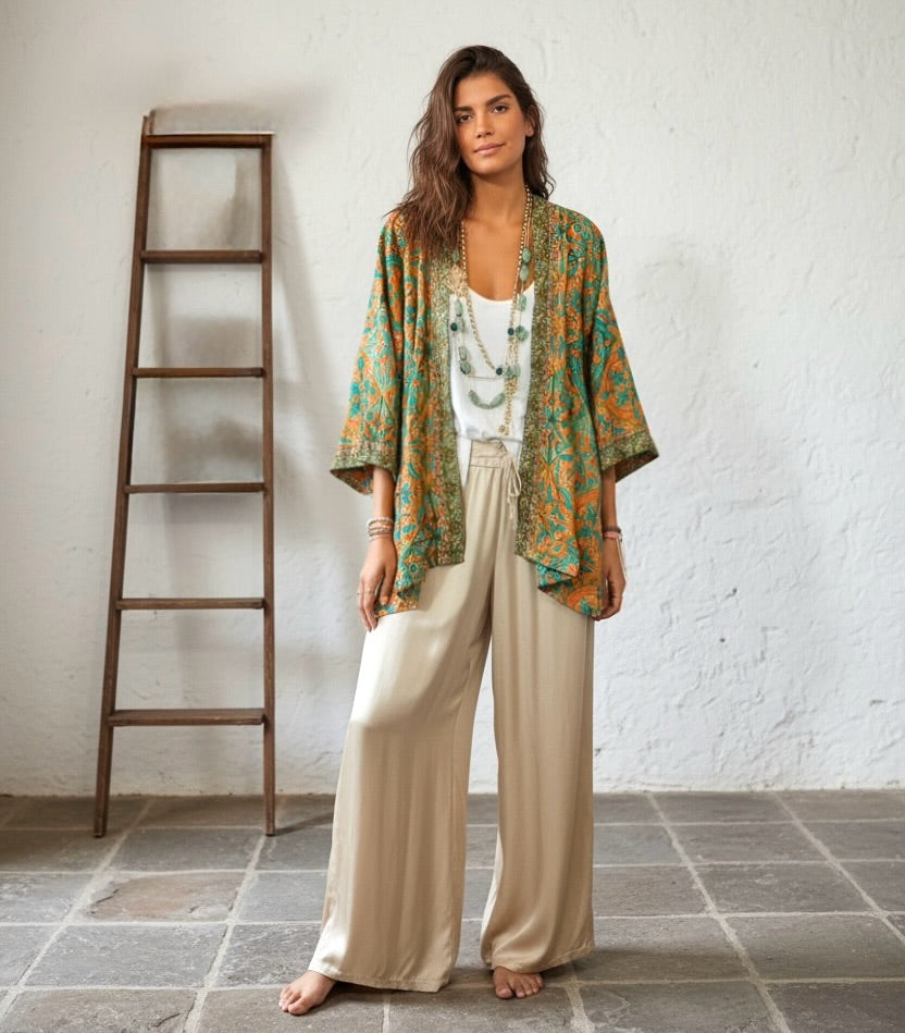 Kimono "Anaka Granada" gold