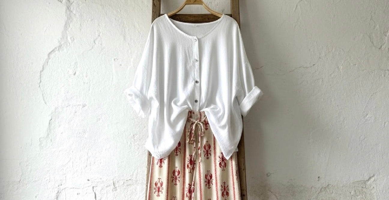 Chaqueta/Camisa "Ischia" blanco