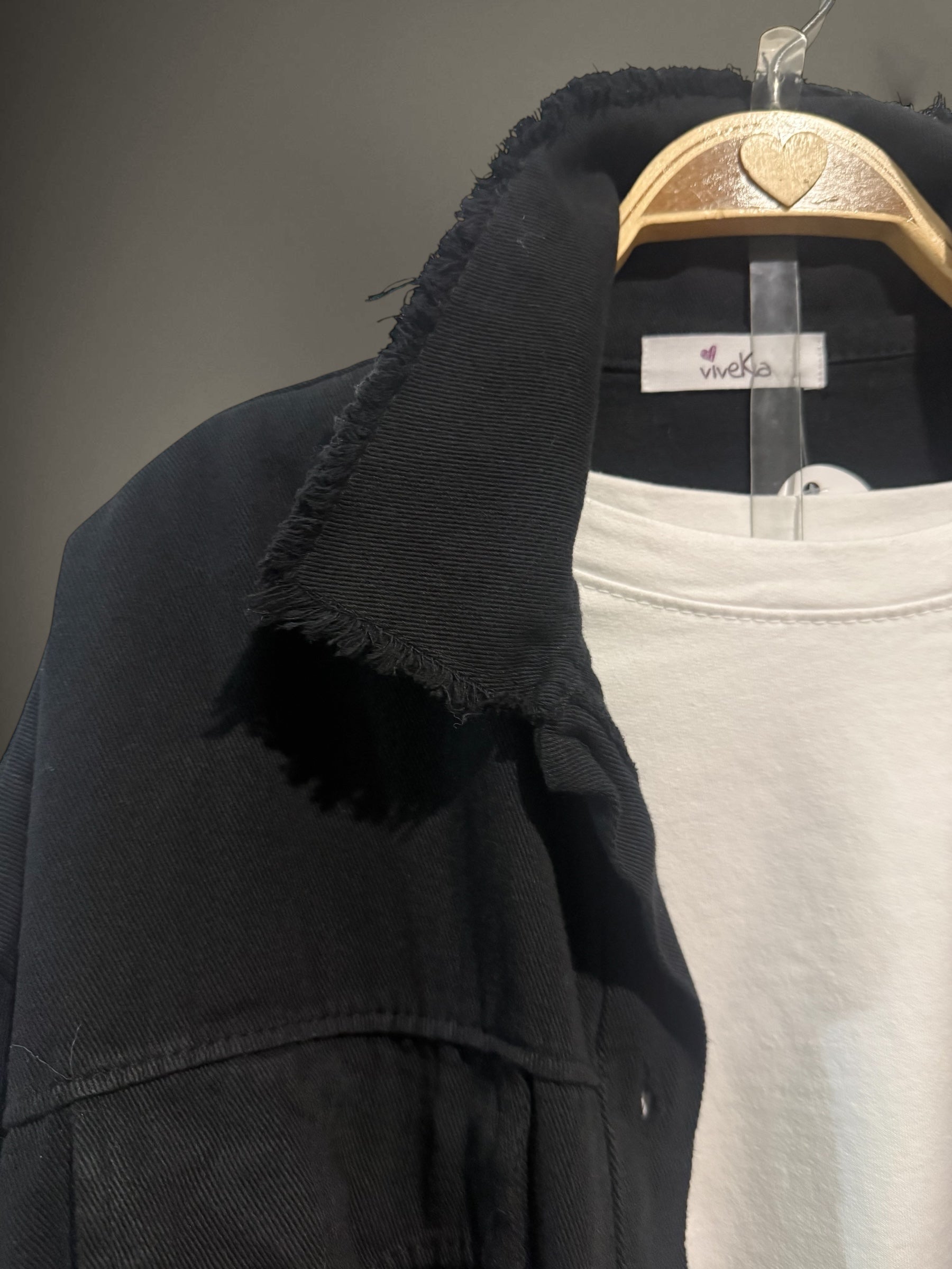 Sobrecamisa "Mafalda" negro