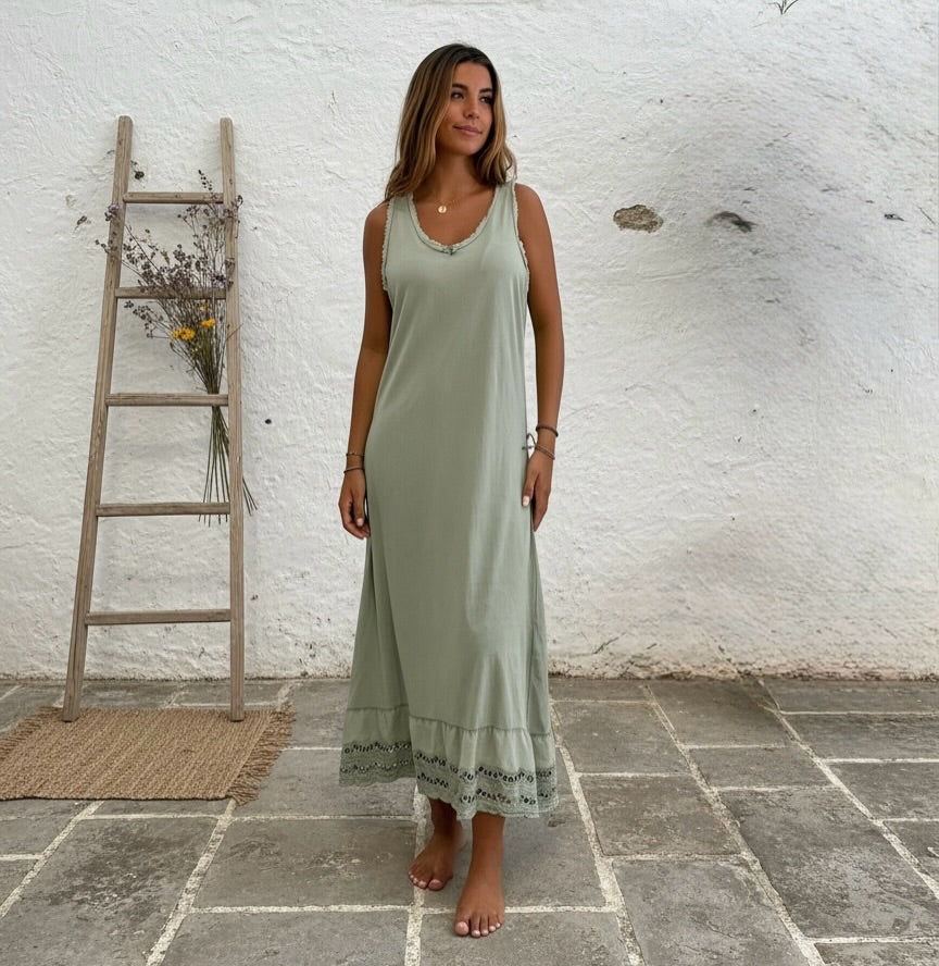 Vestido "Carola" verde