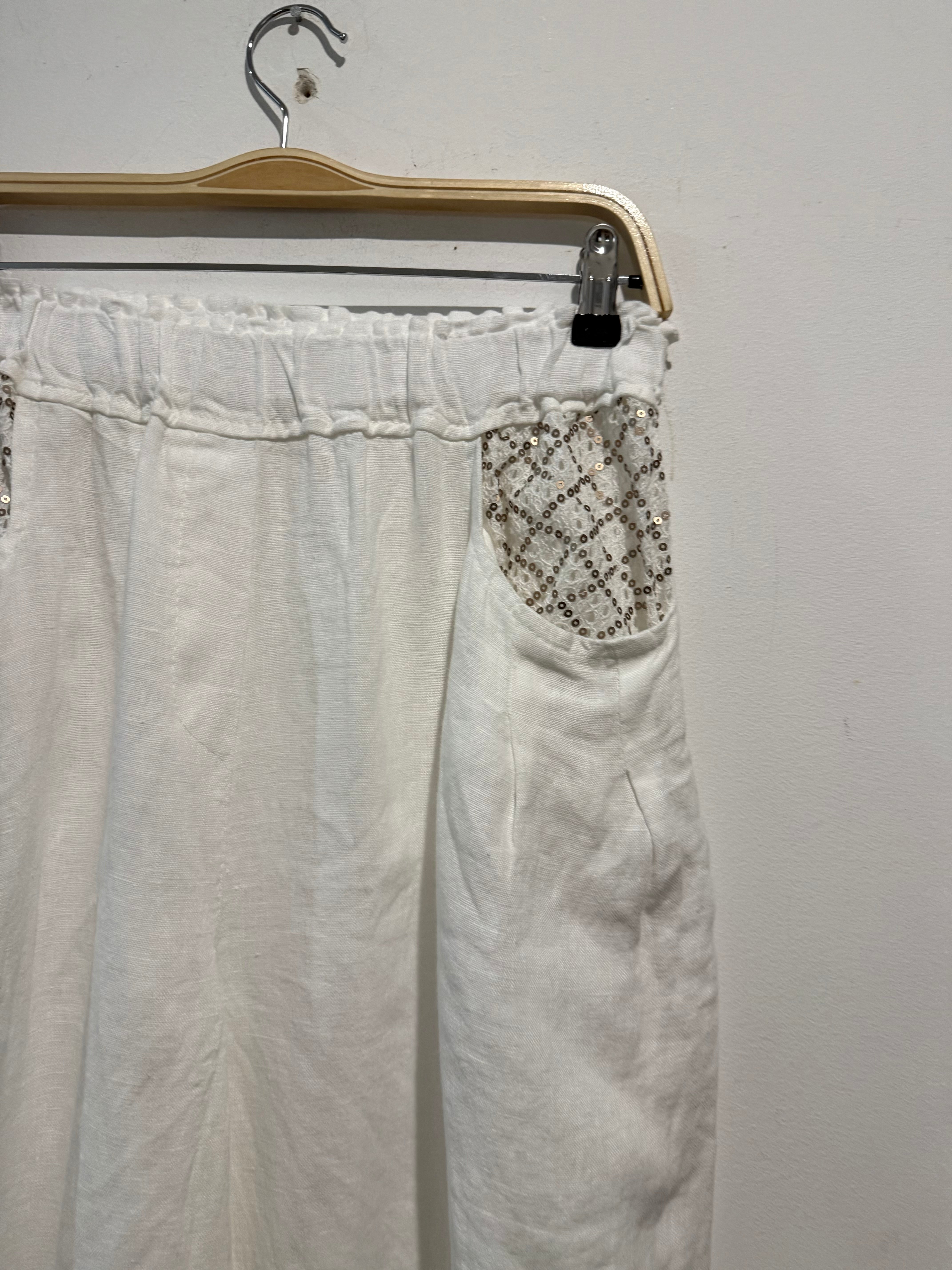 Pantalón "Diletta" blanco
