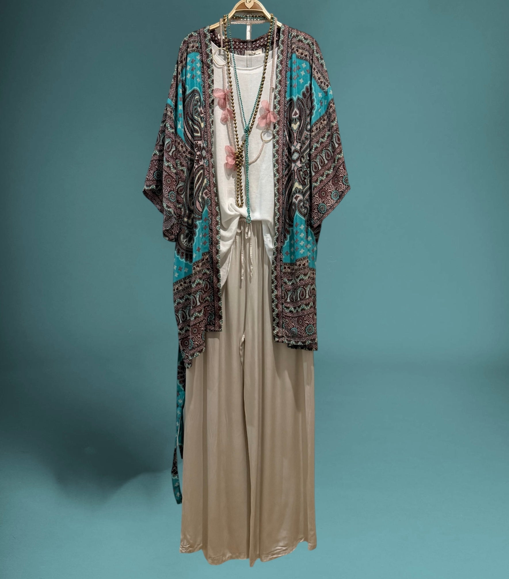 Kimono "Anantapur Turquesa"