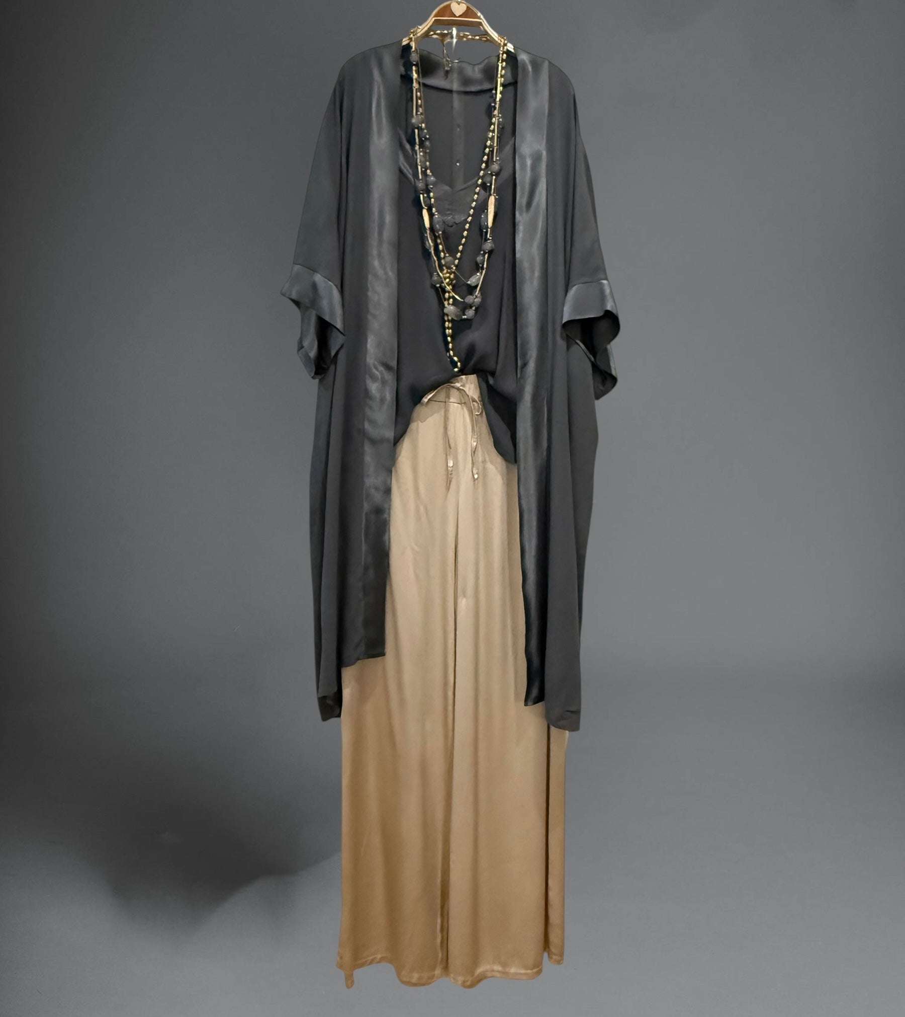 Kimono "Zania" gris