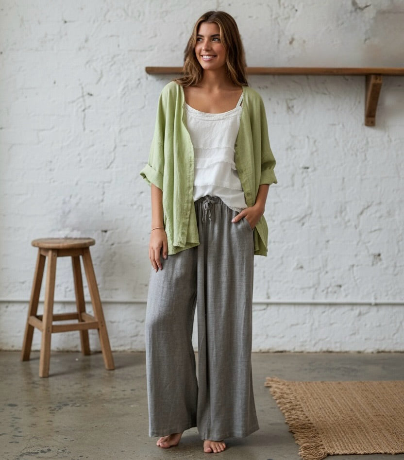 Chaqueta/camisa "Ischia" verde lima