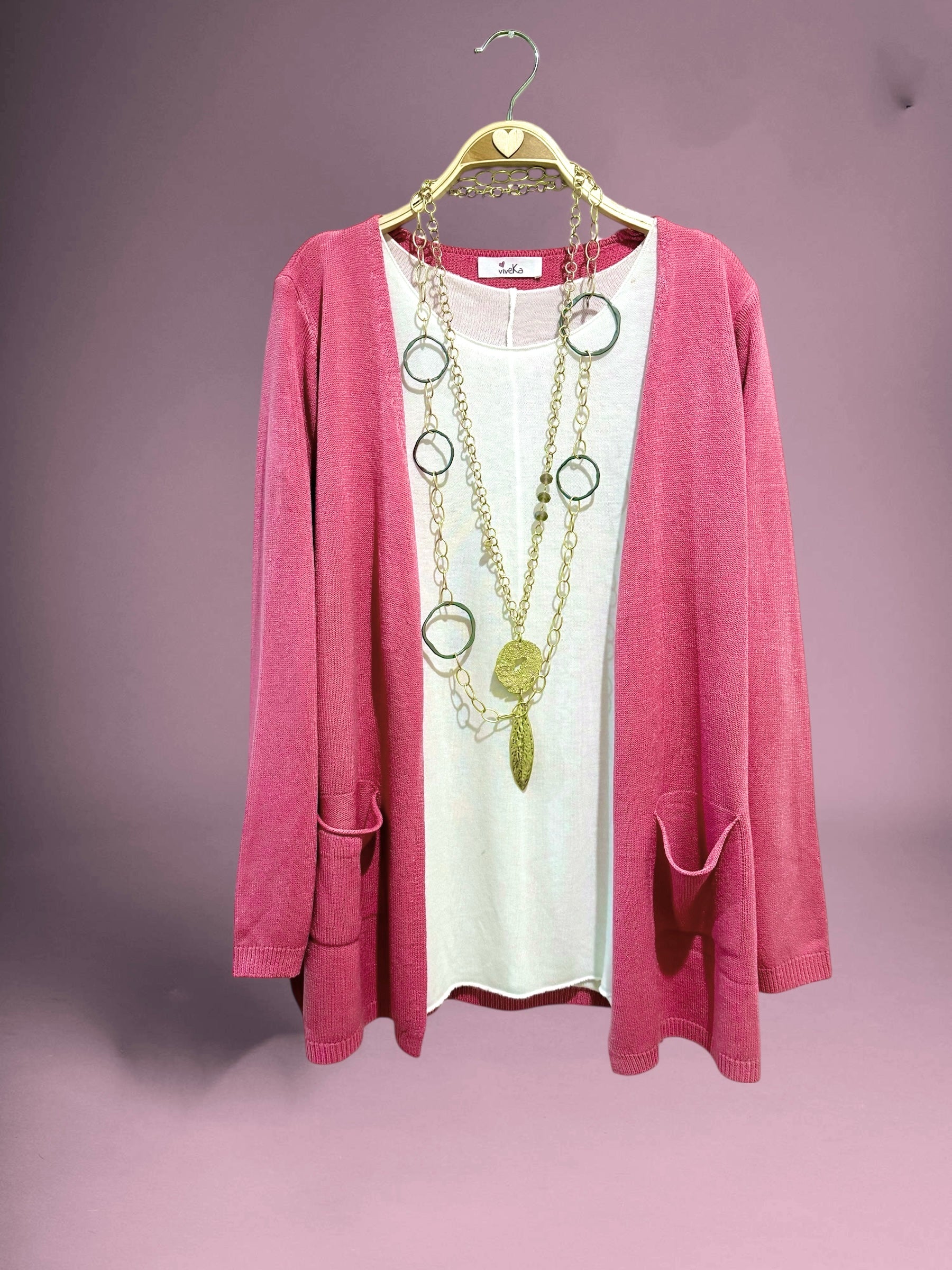 Chaqueta "Cósima" rosa punch