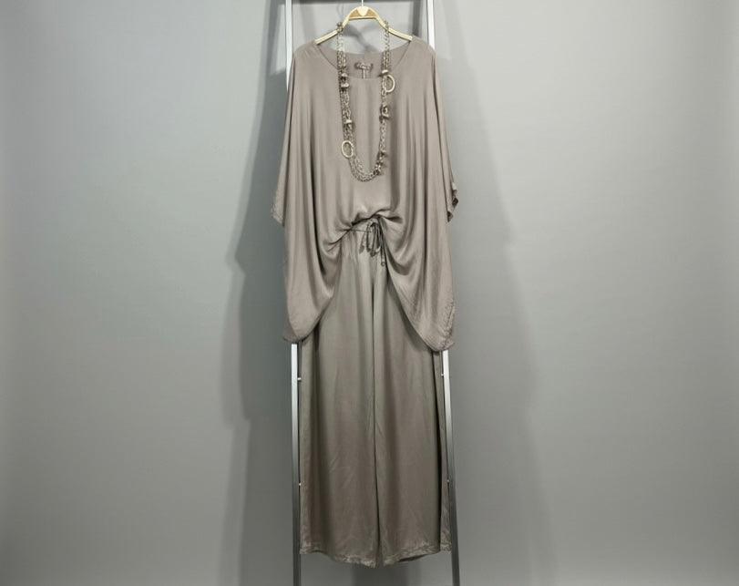 Blusa "Julieta" plomo