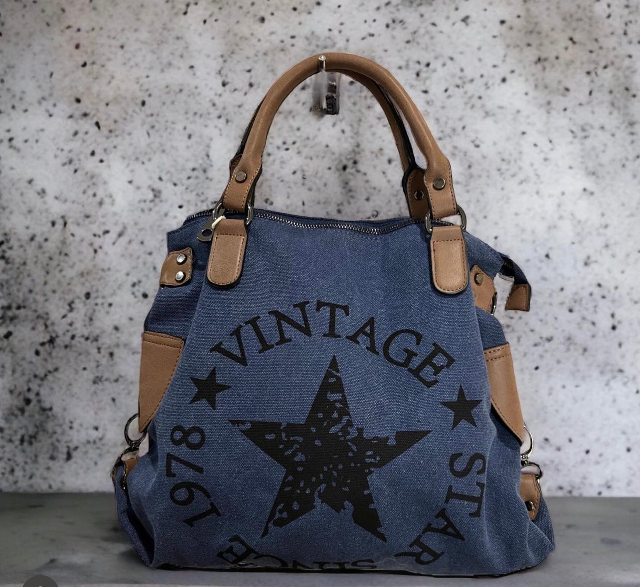 Bolso “Basic Star ” azul vaquero