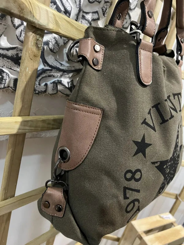 Bolso “Basic Star” caqui