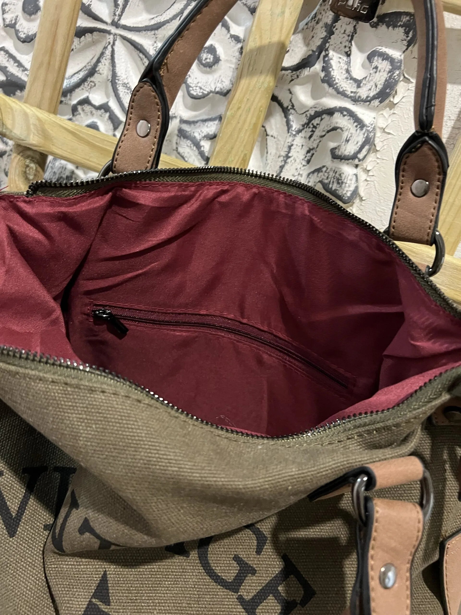 Bolso “Basic Star” caqui