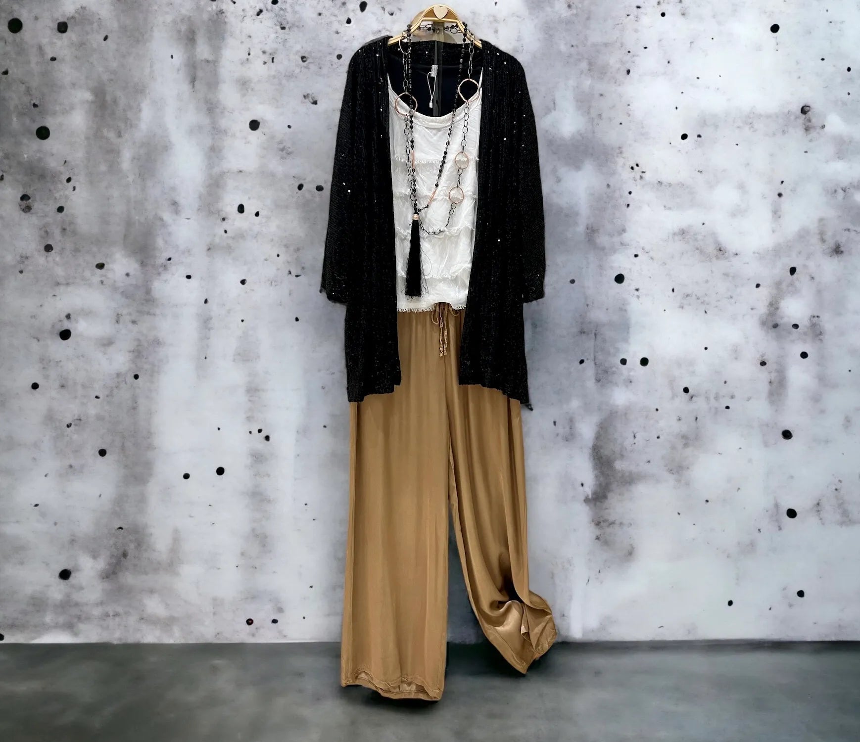 Kimono “Negro Paillettes"