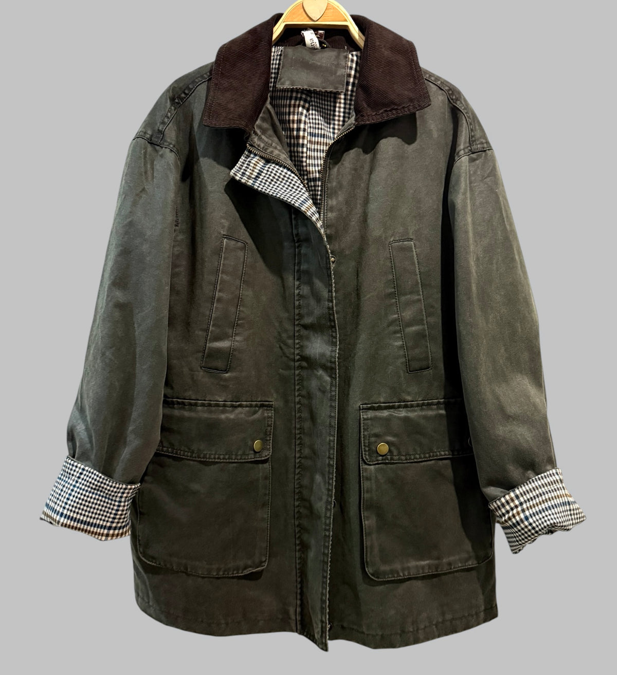 Abrigo "Heritage" verde