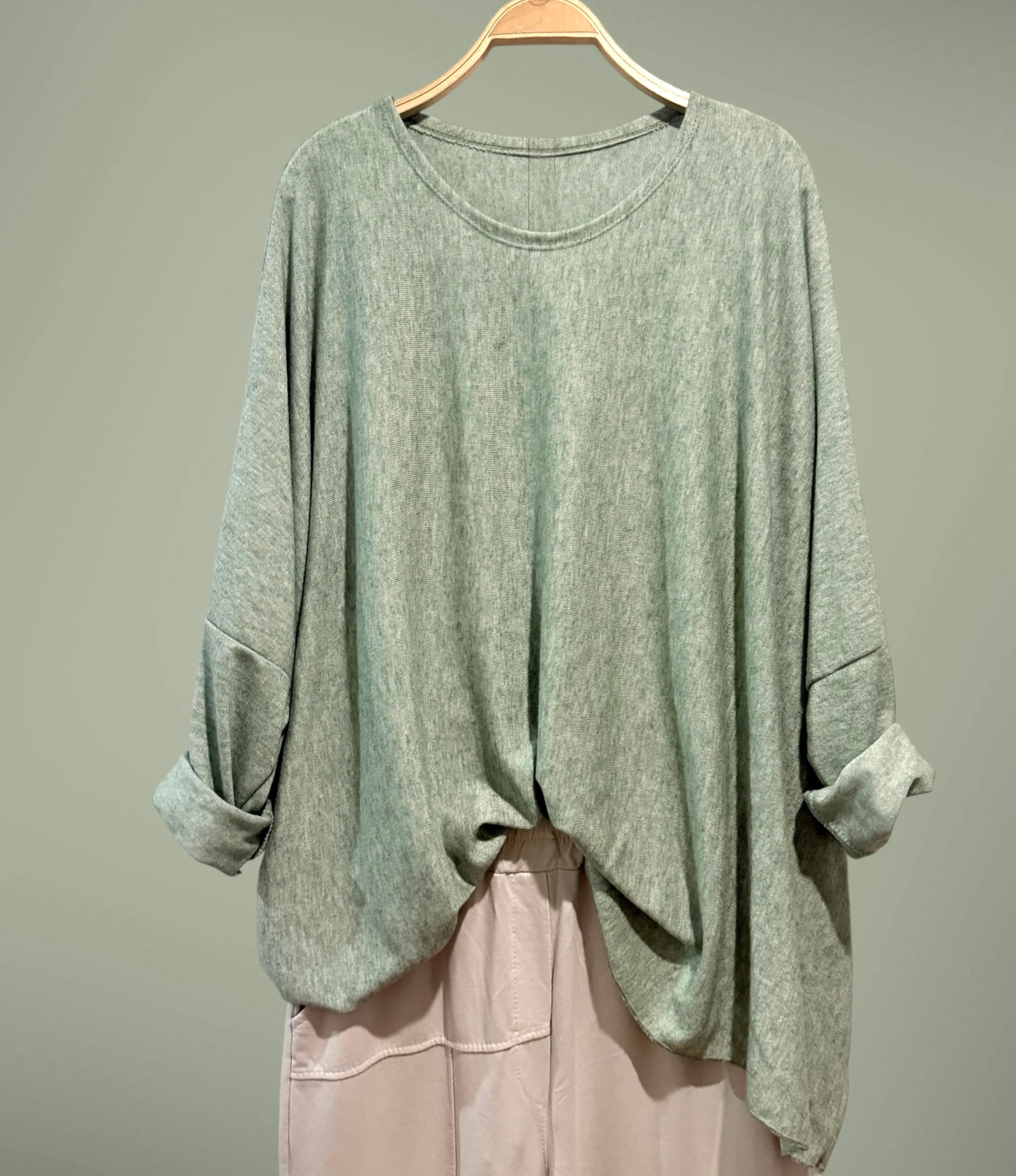 Jersey "Over Must Sempre" verde menta