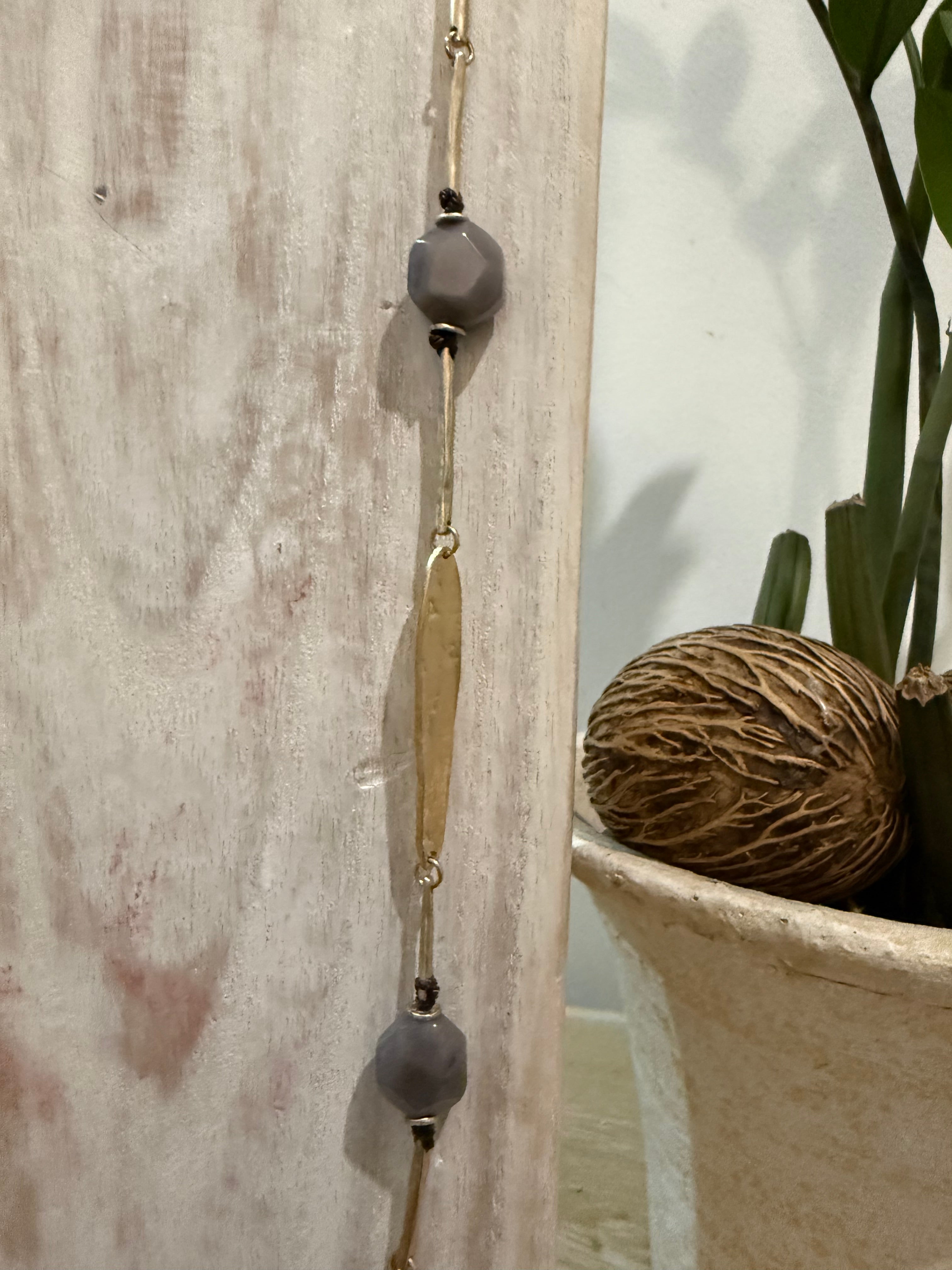 Collar "Julieta" gris