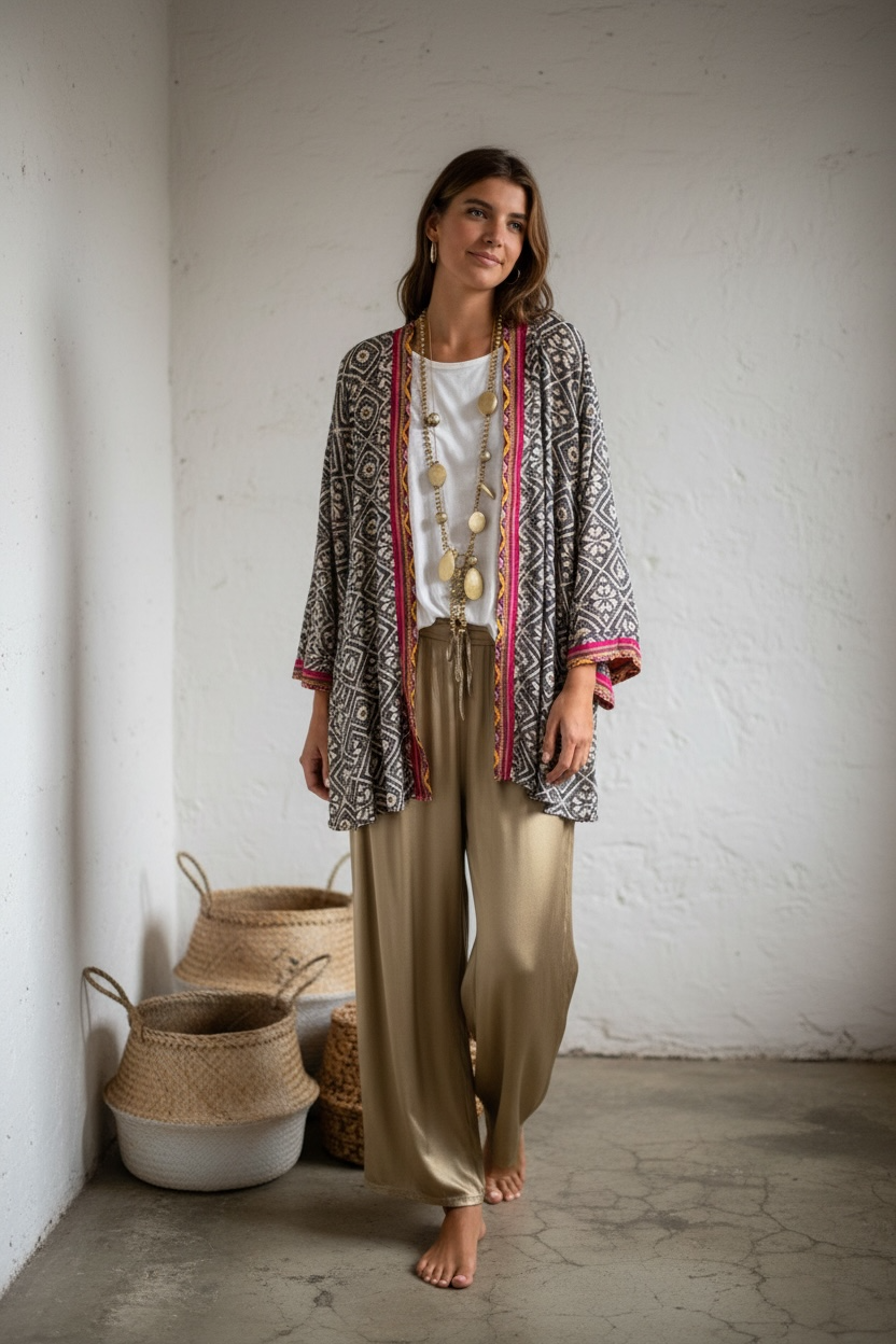 Kimono "Jaipur India" corto