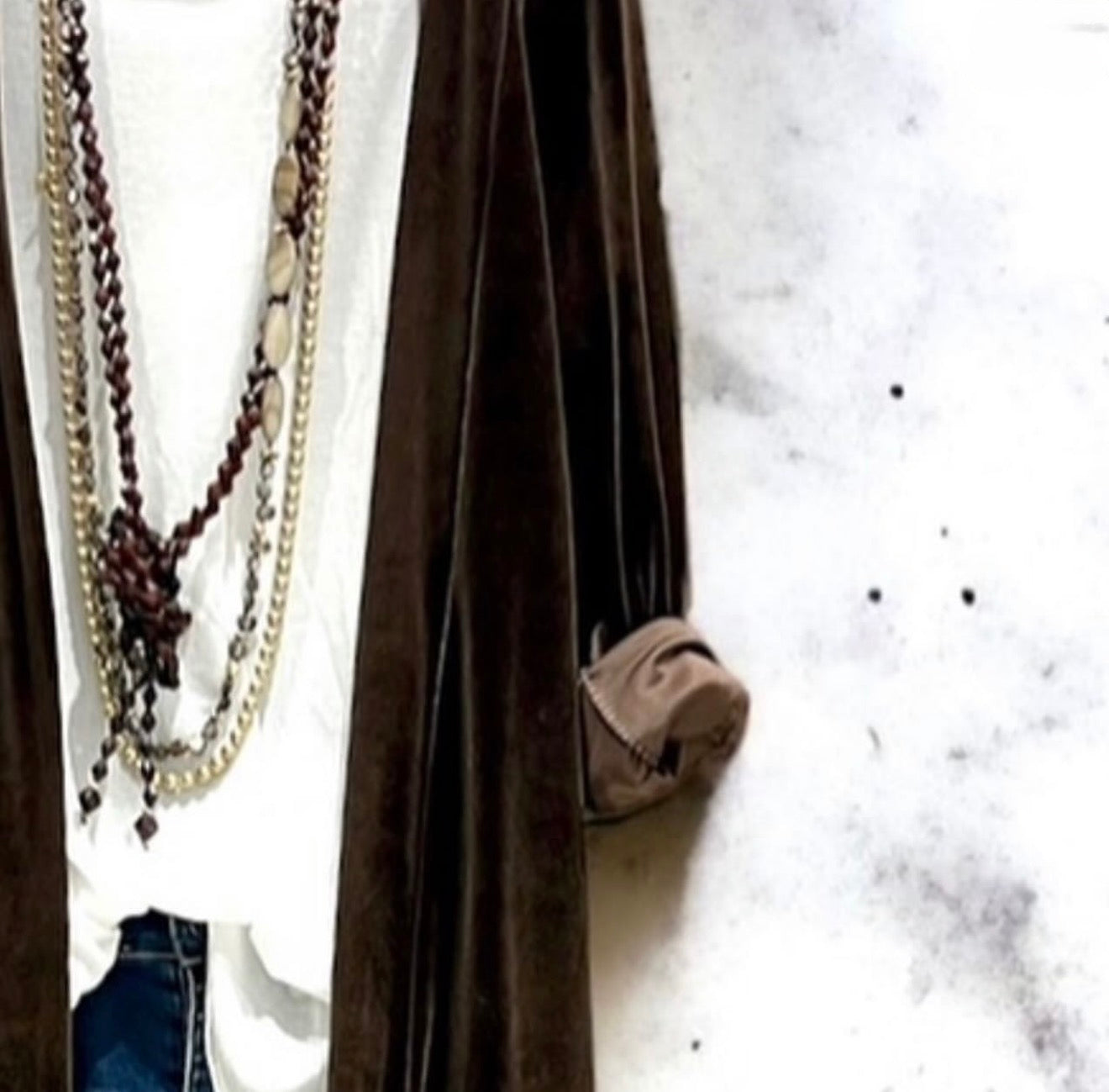 Kimono/Levita "Giorgia" marrón chocolate